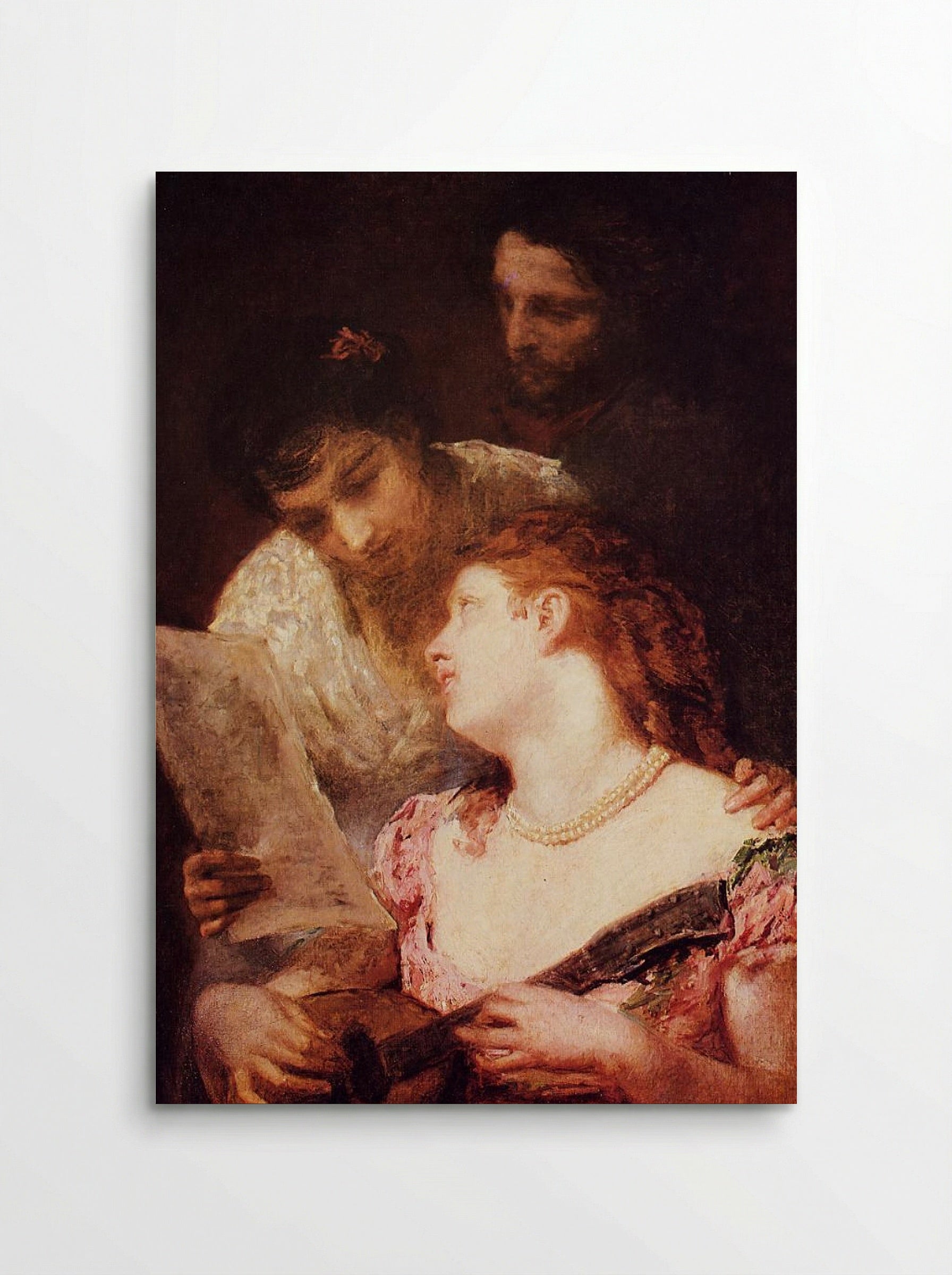 A Musical Party - Ford Madox Brown - Poster