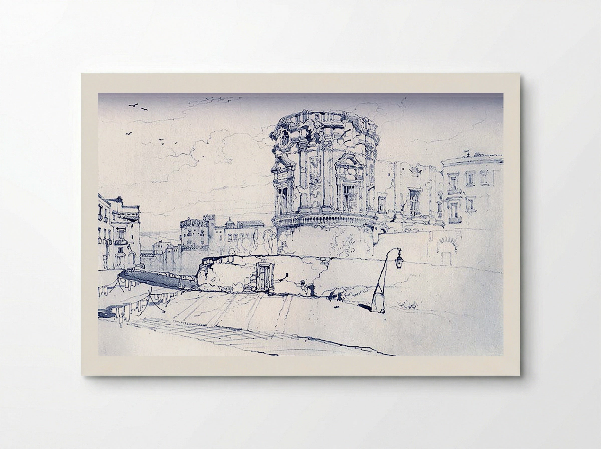 At Naples - John Ruskin - Poster