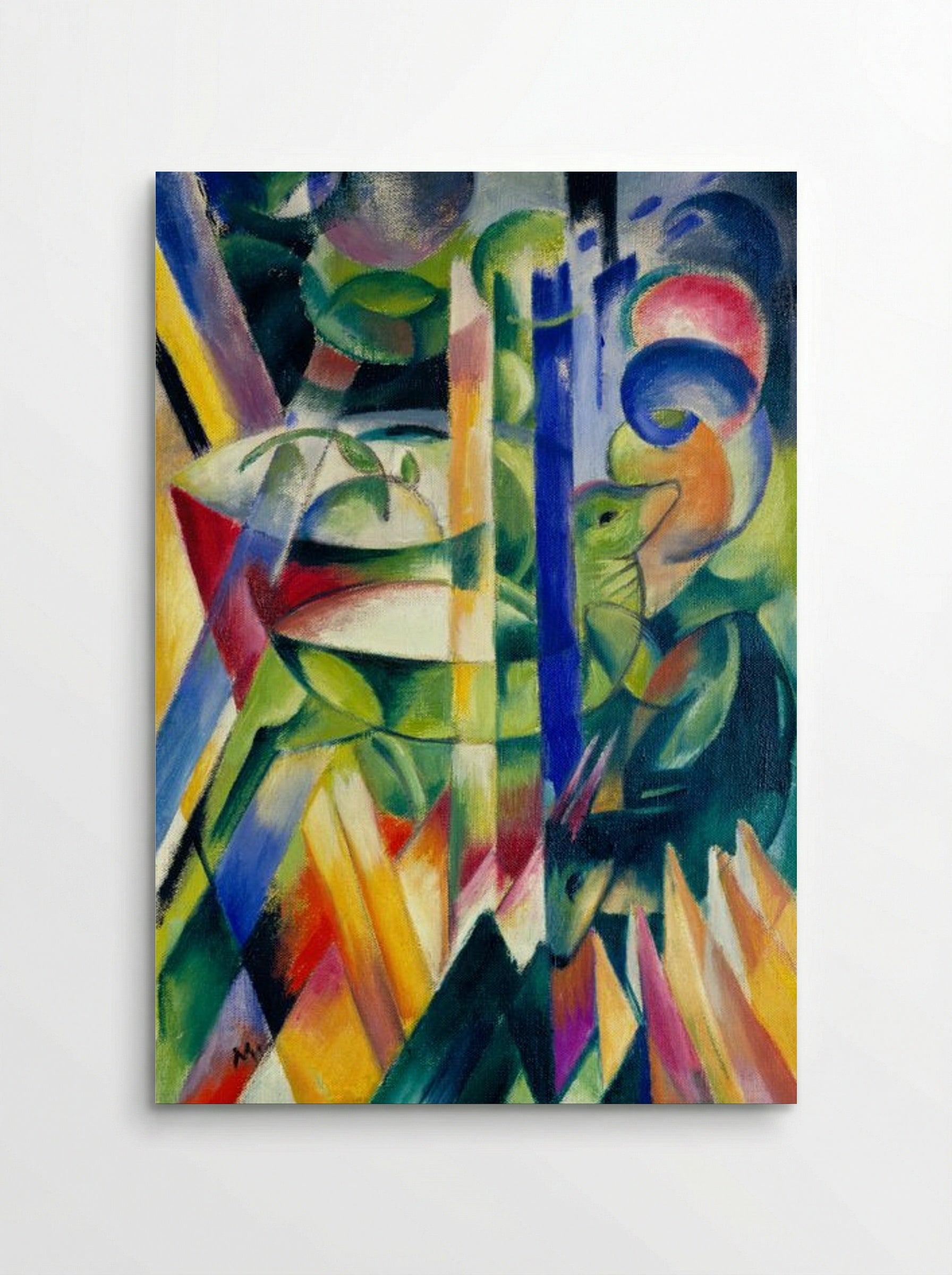 The Little Mountain Goats - Franz Marc - Poster