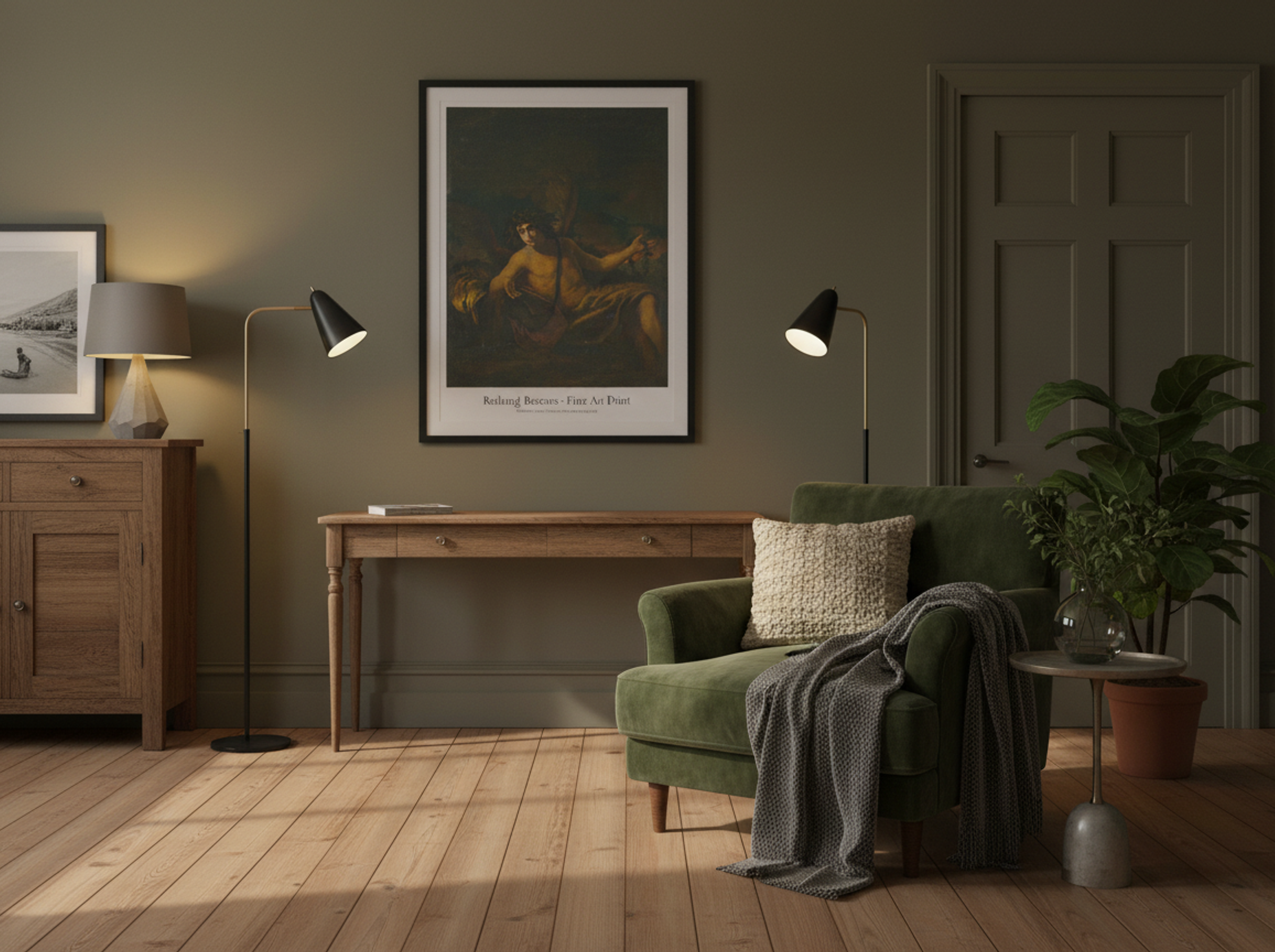 Reclining Bacchus - Fine Art Print - Lifestyle