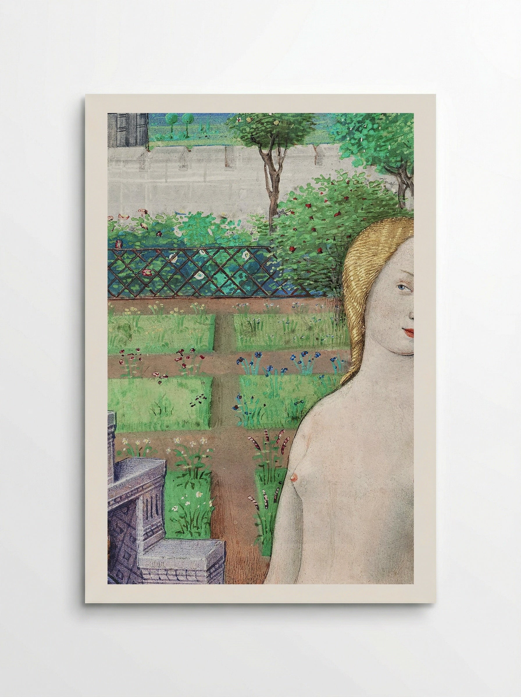 Bathsheba Bathing - Jean Bourdichon - Poster