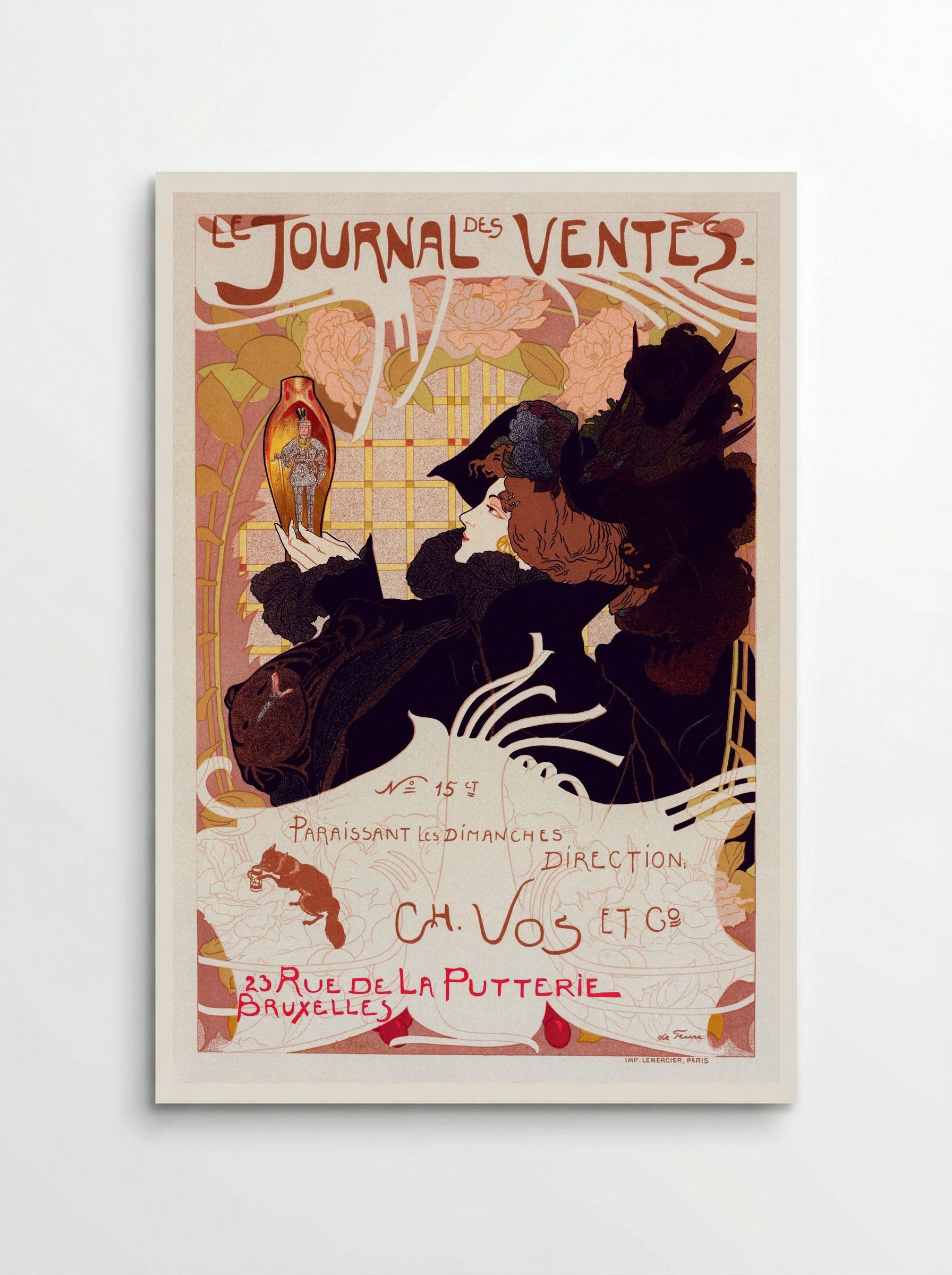 Le Journal des Ventes - Georges de Feure - Poster