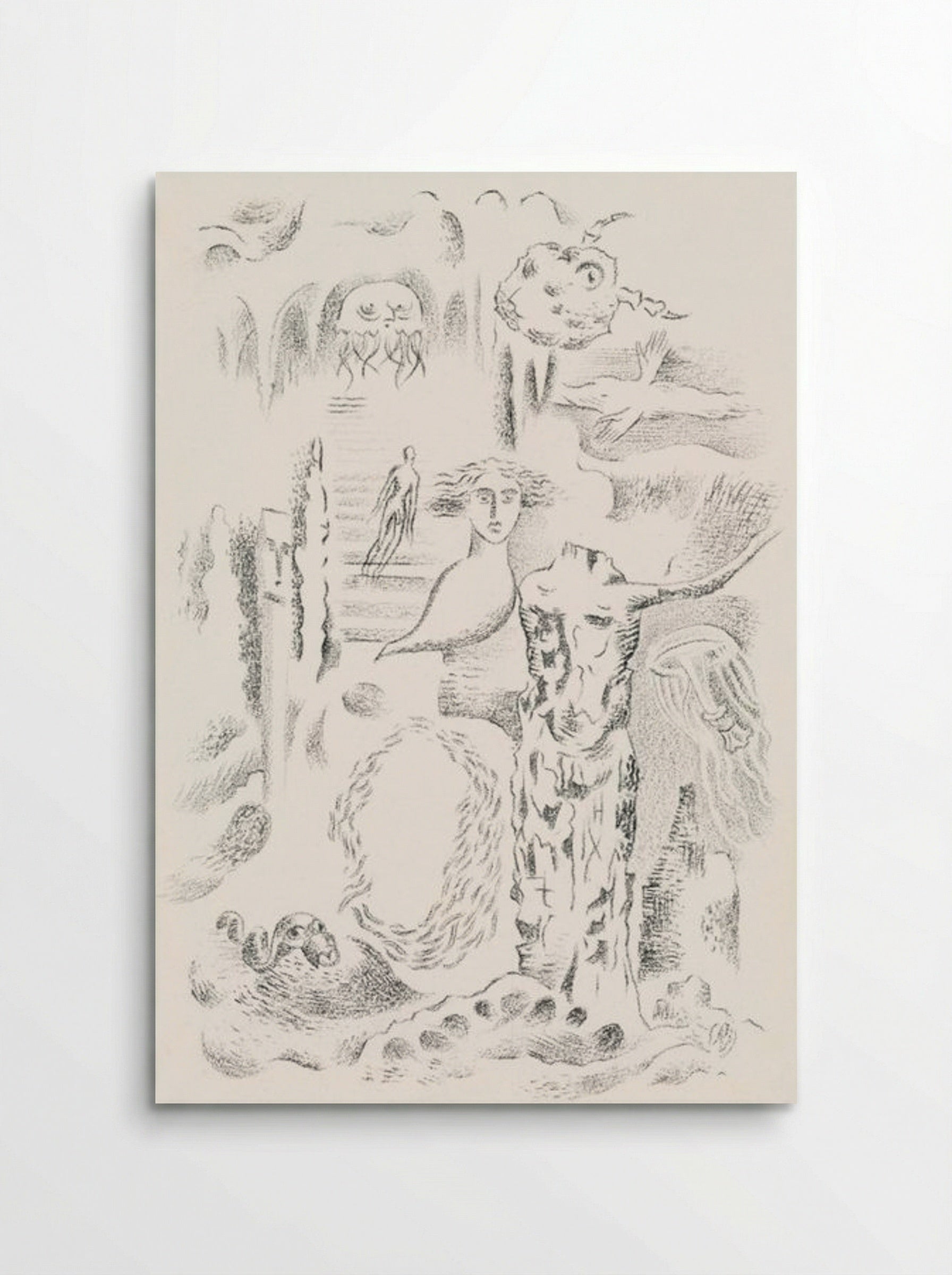 Design for Urne Buriall – Ghosts - Paul Nash - Poster