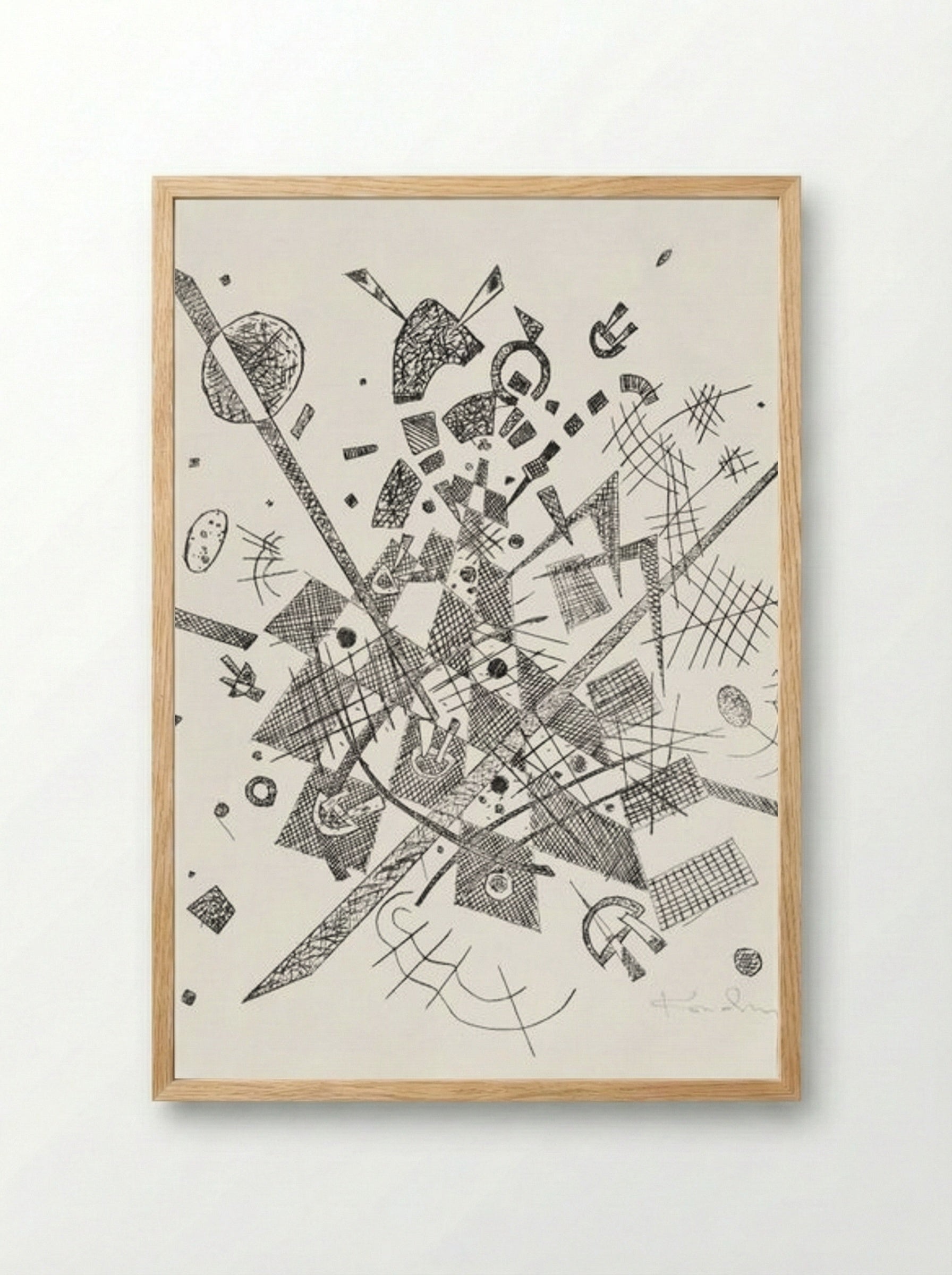 Kleine Welten IX (Small Worlds IX) - Wassily Kandinsky - Framed Print Wood