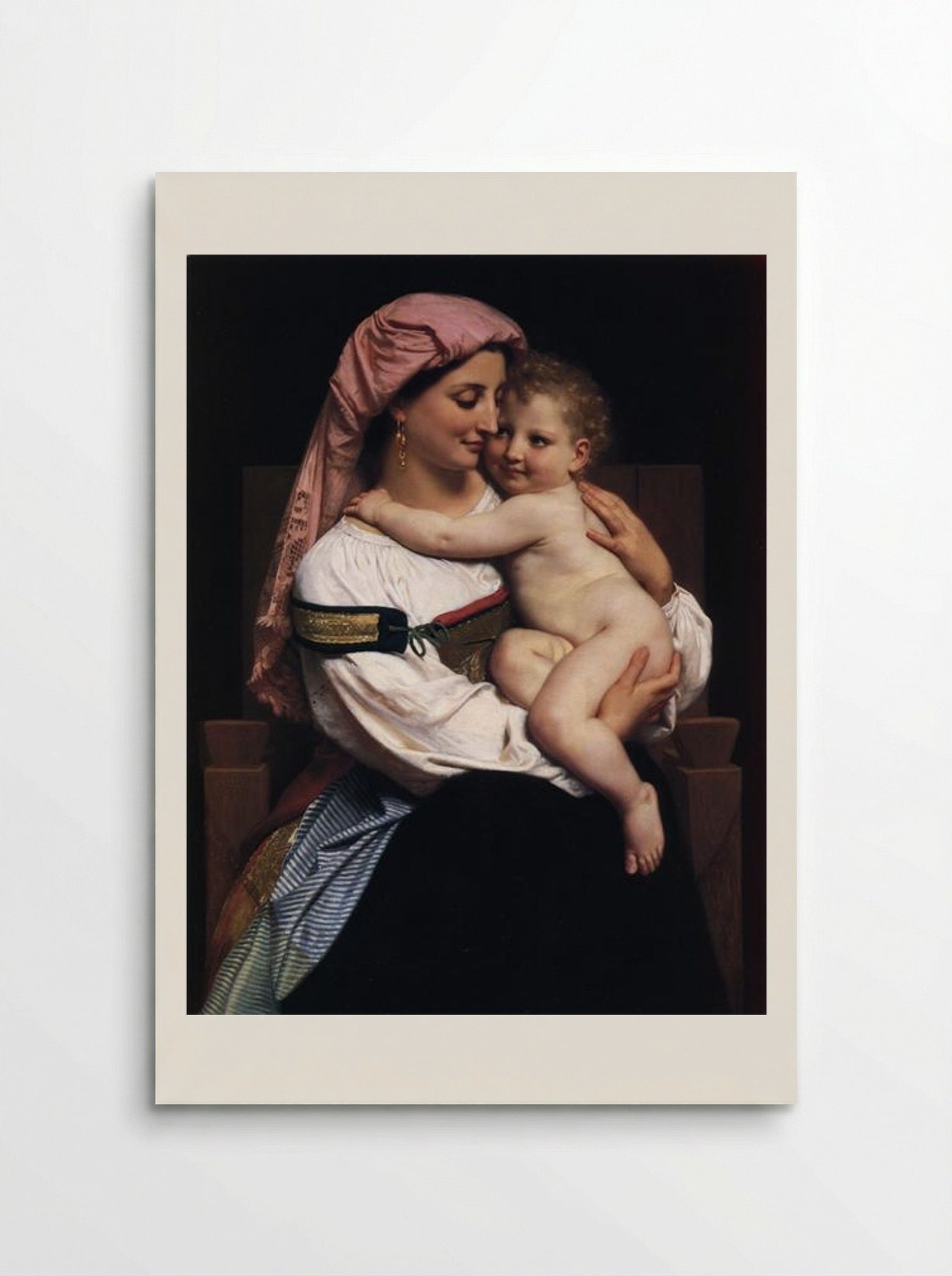 Woman of Cervara and Her Child - William-Adolphe Bouguereau - Poster