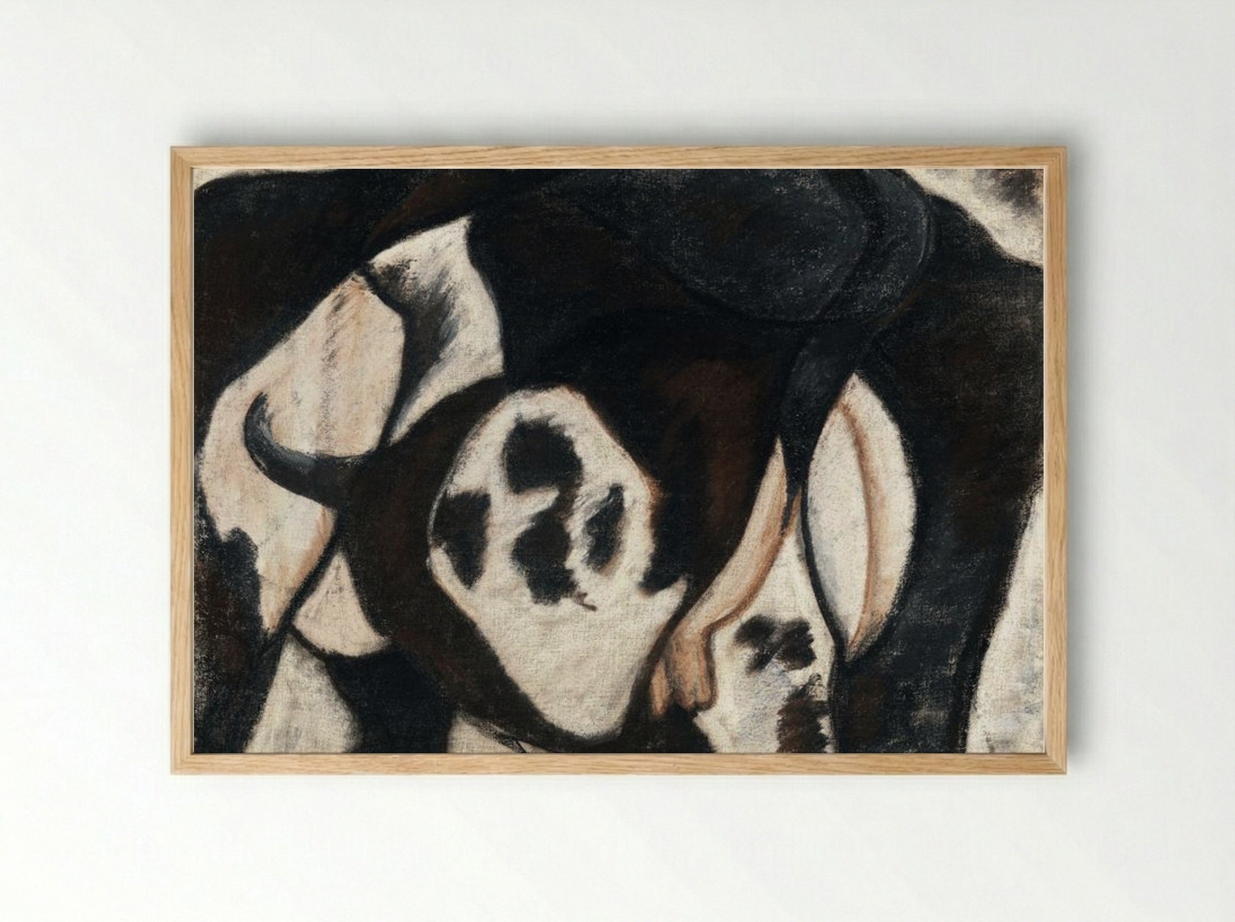 Cow - Arthur Dove - Framed Print Wood