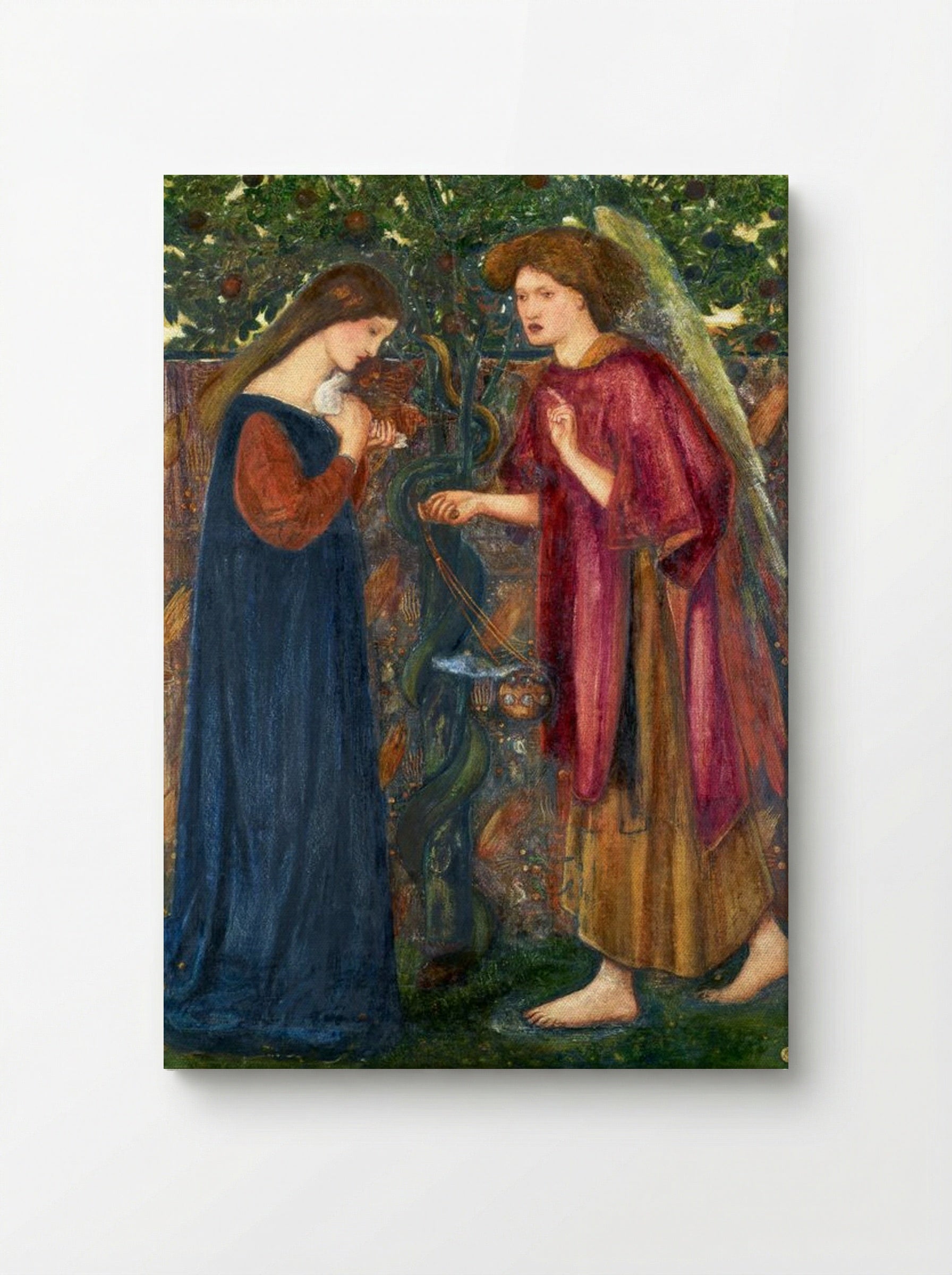 The Annunciation - Edward Burne-Jones - Canvas