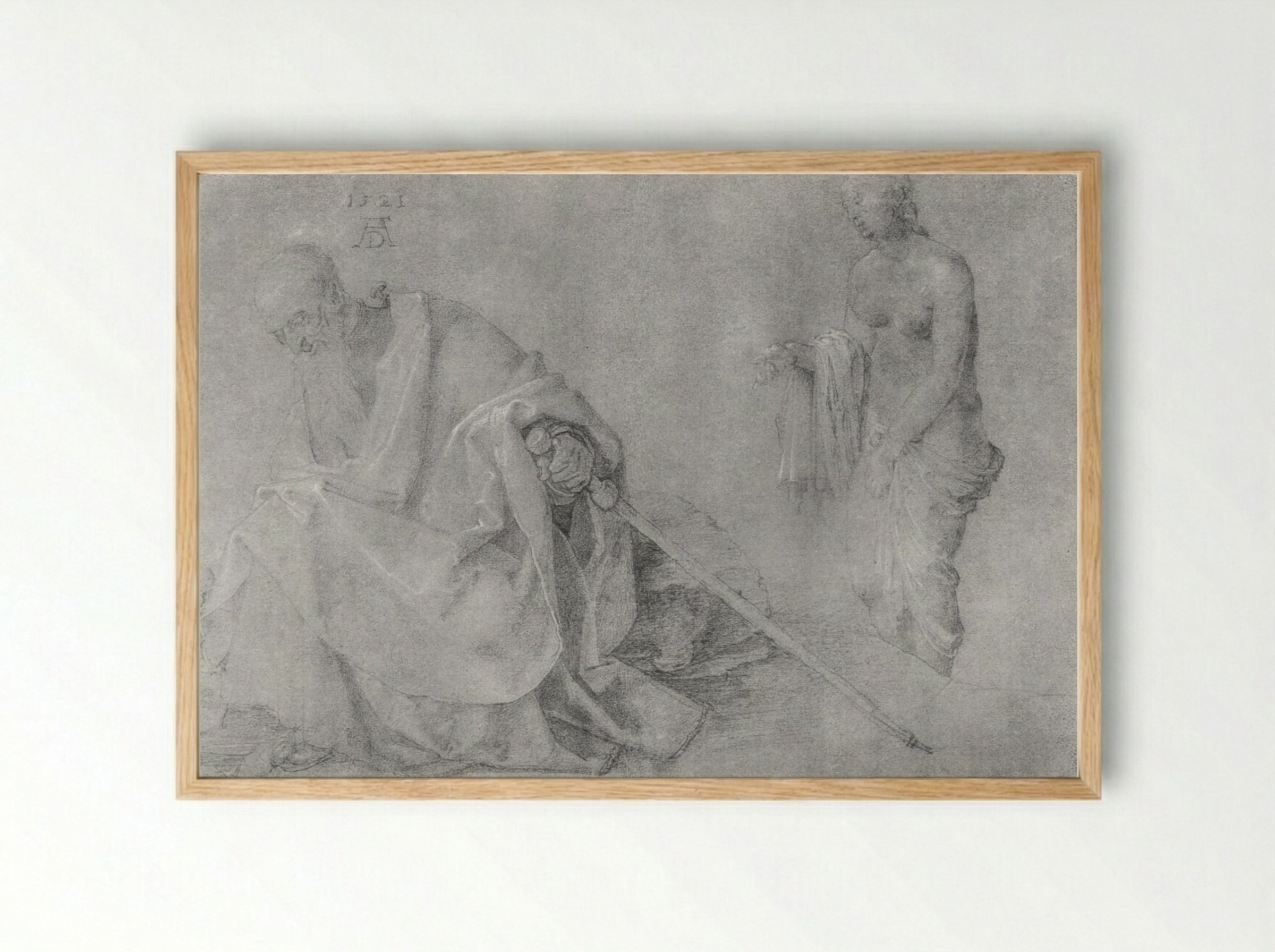 The Temptation of St. Anthony - Albrecht Dürer - Framed Print Wood