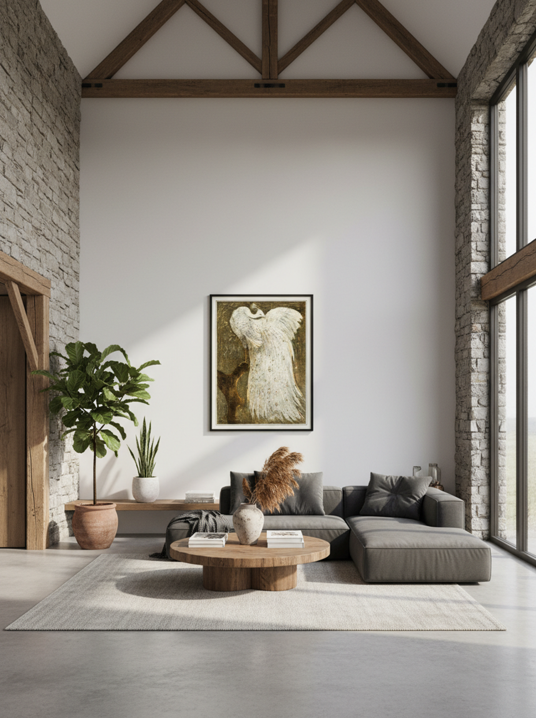 White Peacock on a Branch - Theo van Hoytema - Lifestyle