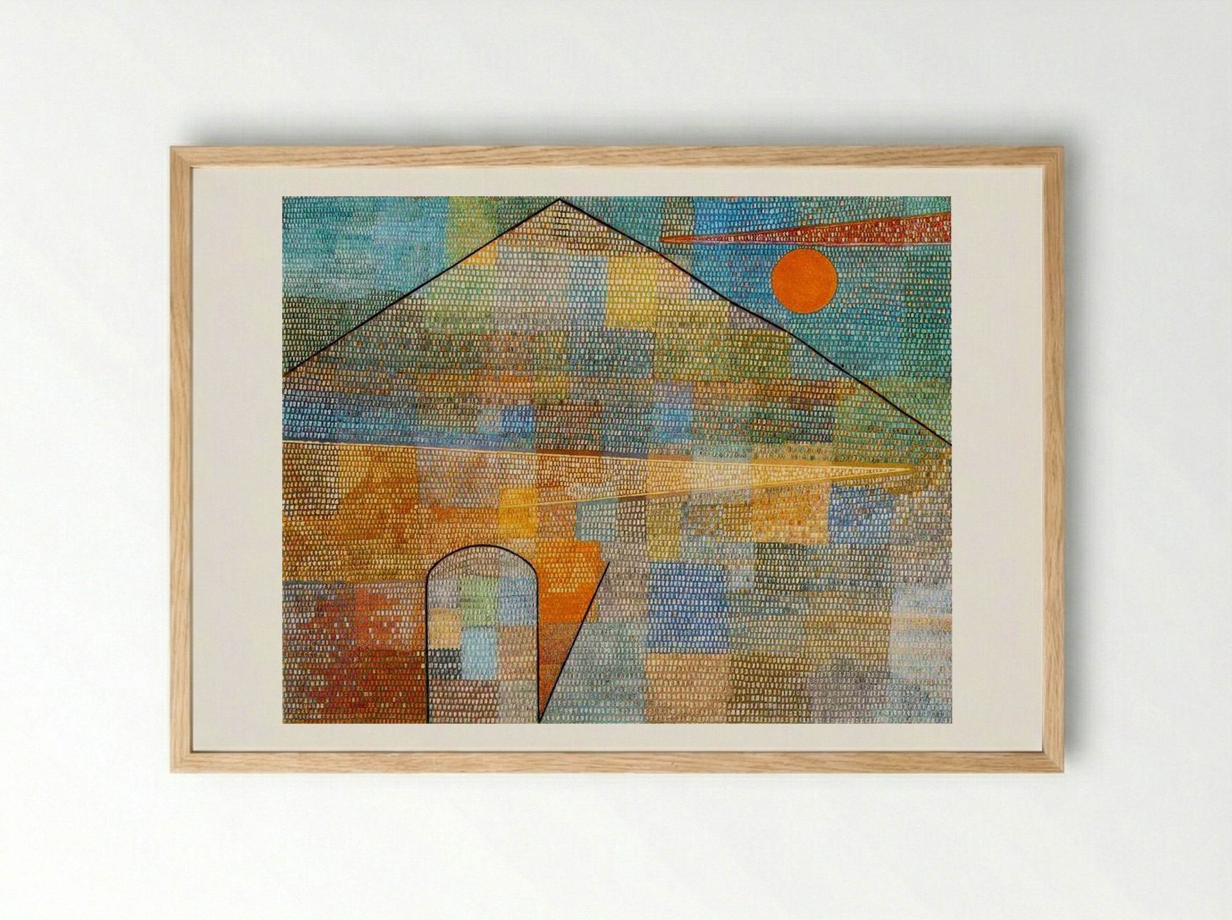 Ad Parnassum - Paul Klee - Framed Print Wood