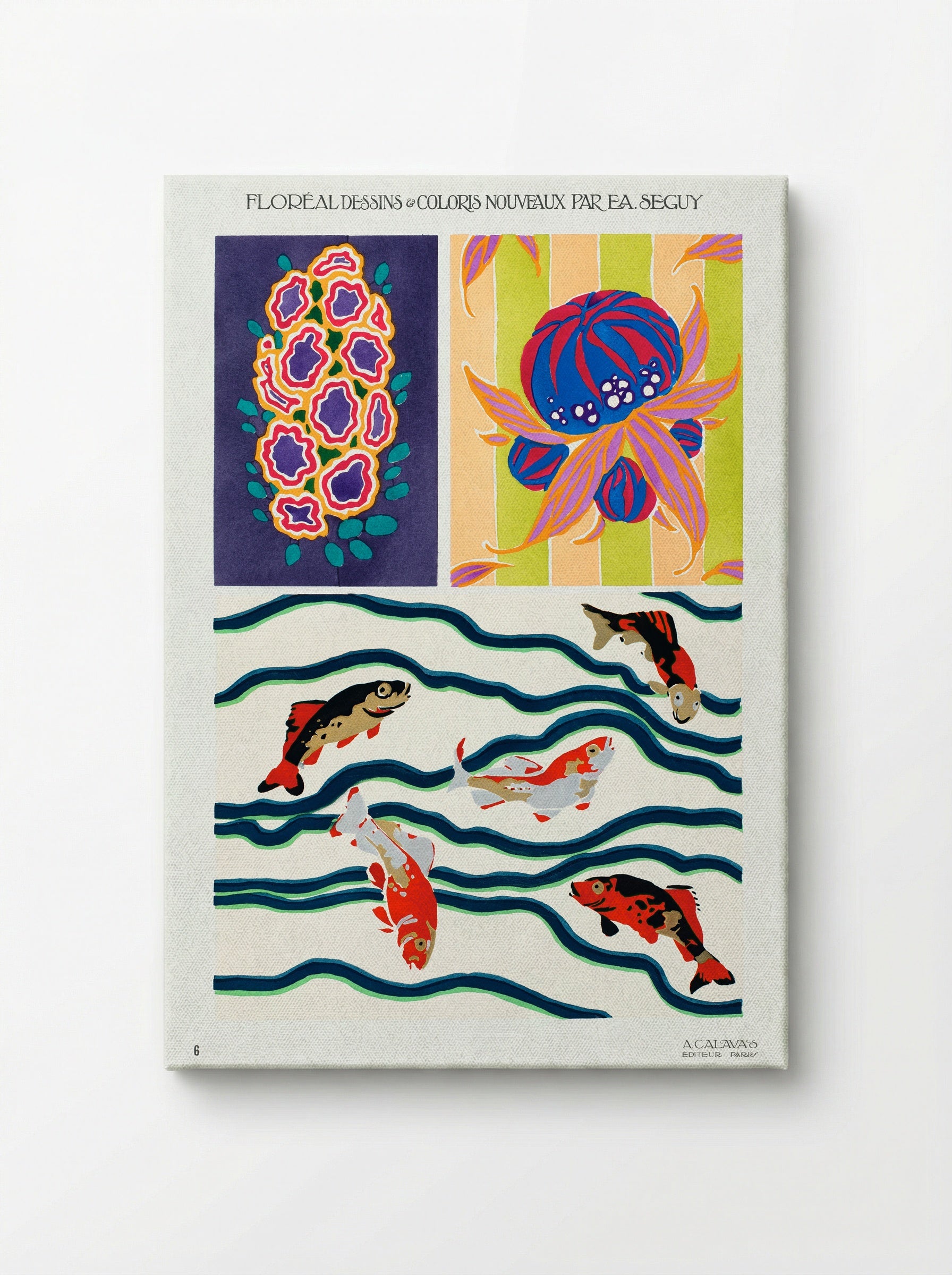 Floréal Dessins et Coloris Nouveaux - Émile-Allain Séguy - Canvas