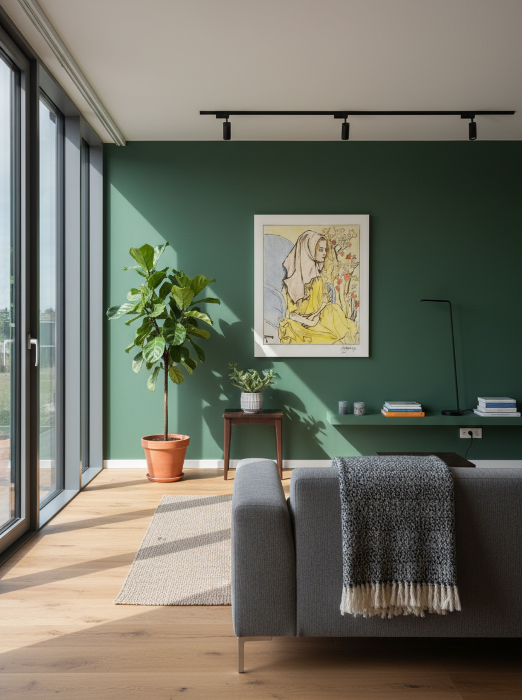 Charley Toorop with a Headscarf in an Armchair - Jan Toorop - Lifestyle