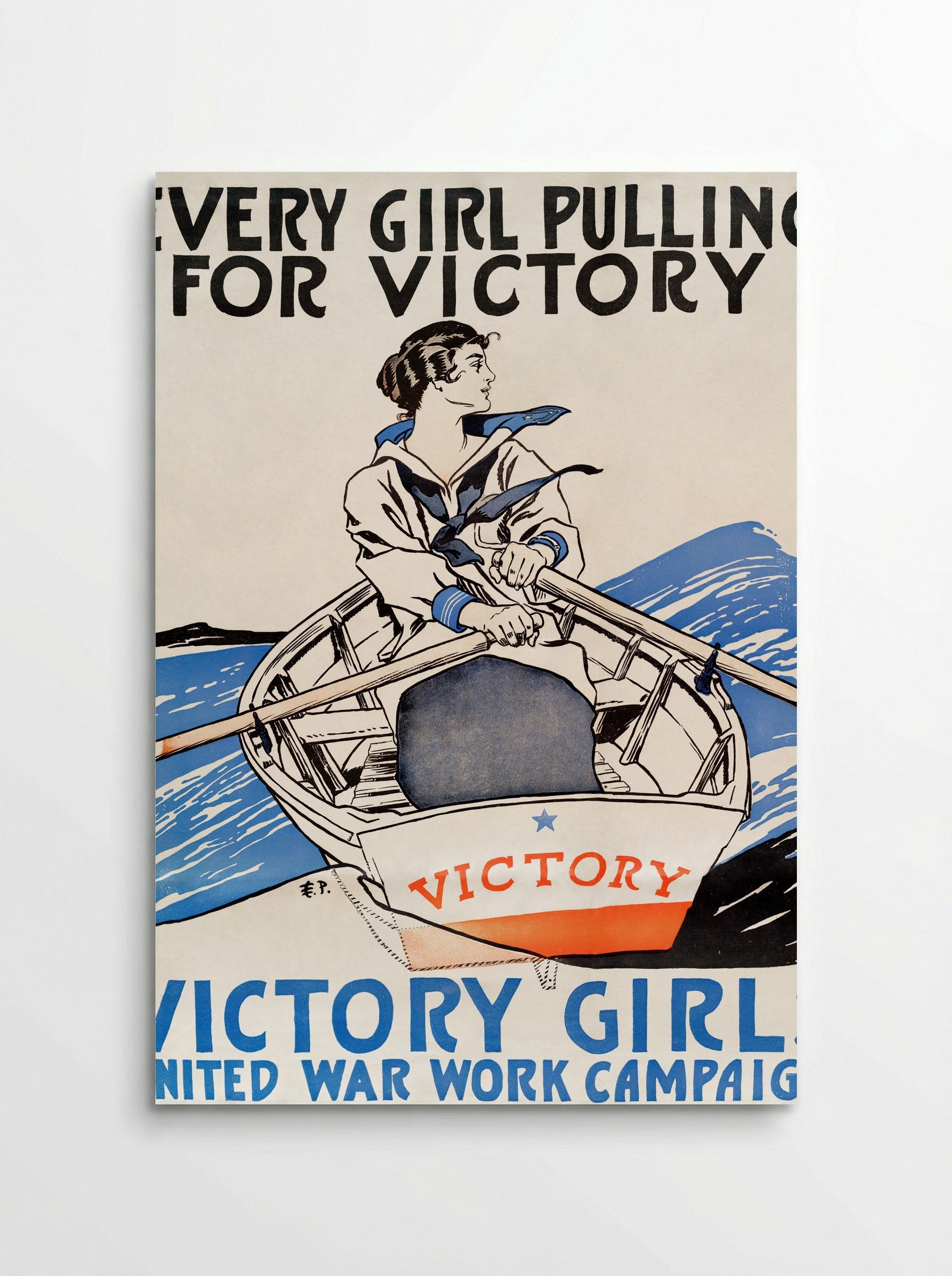 Every Girl Pulling for Victory - Edward Penfield - Poster