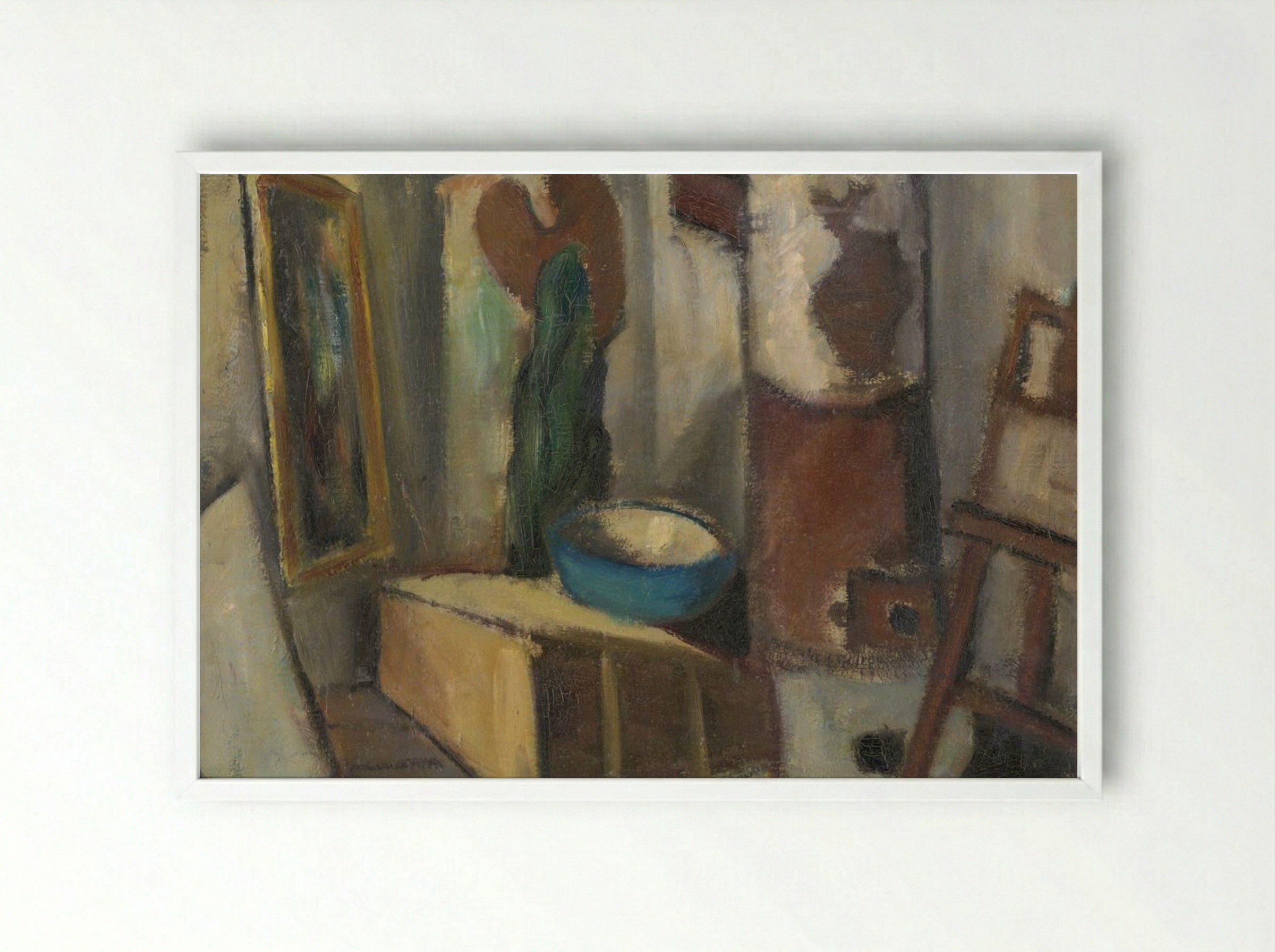 From the Atelier - Zolo Palugyay - Framed Print White