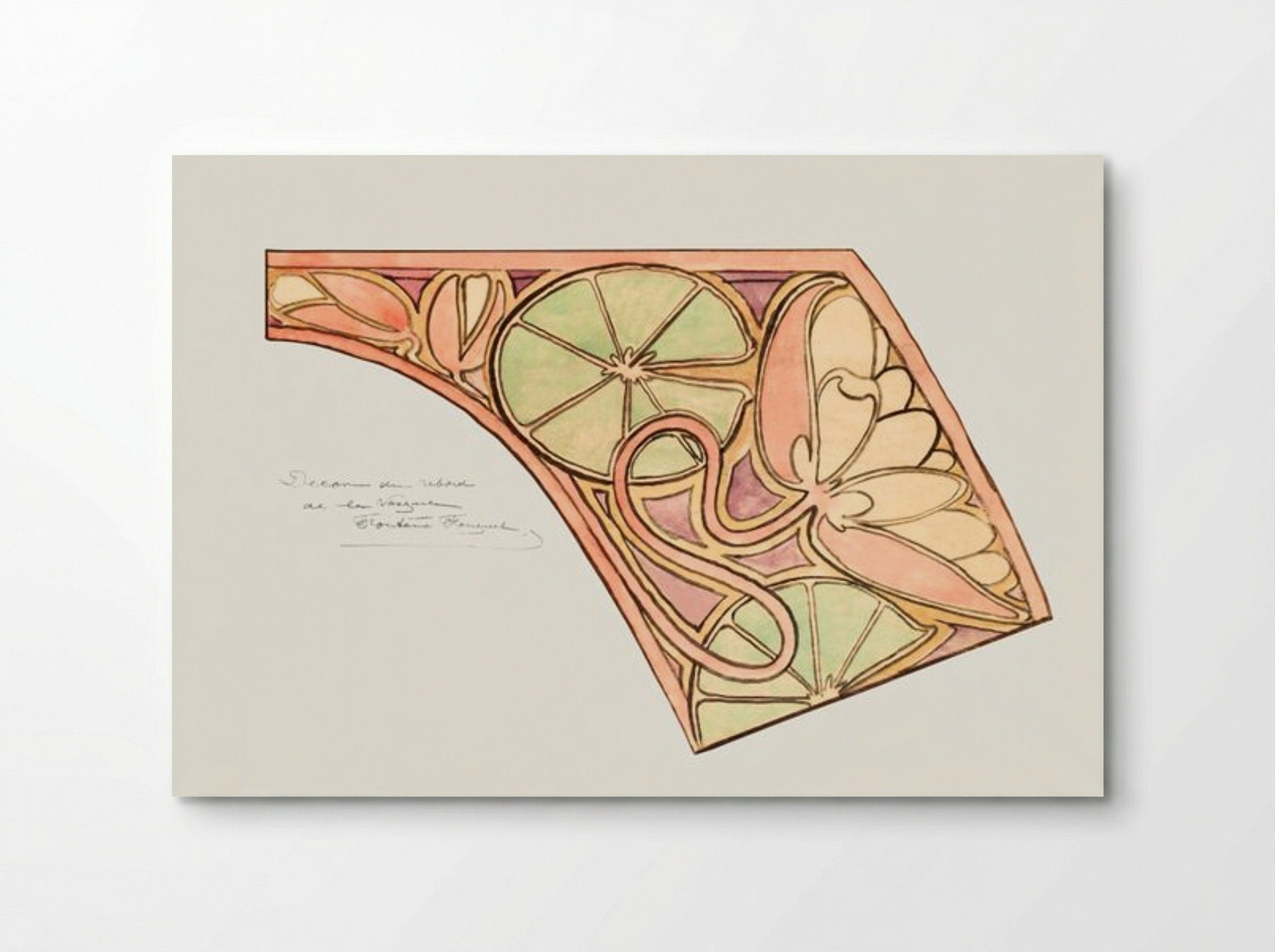 Decor of the Basin Rim of the Fouquet Boutique Fountain - Alphonse Mucha - Poster