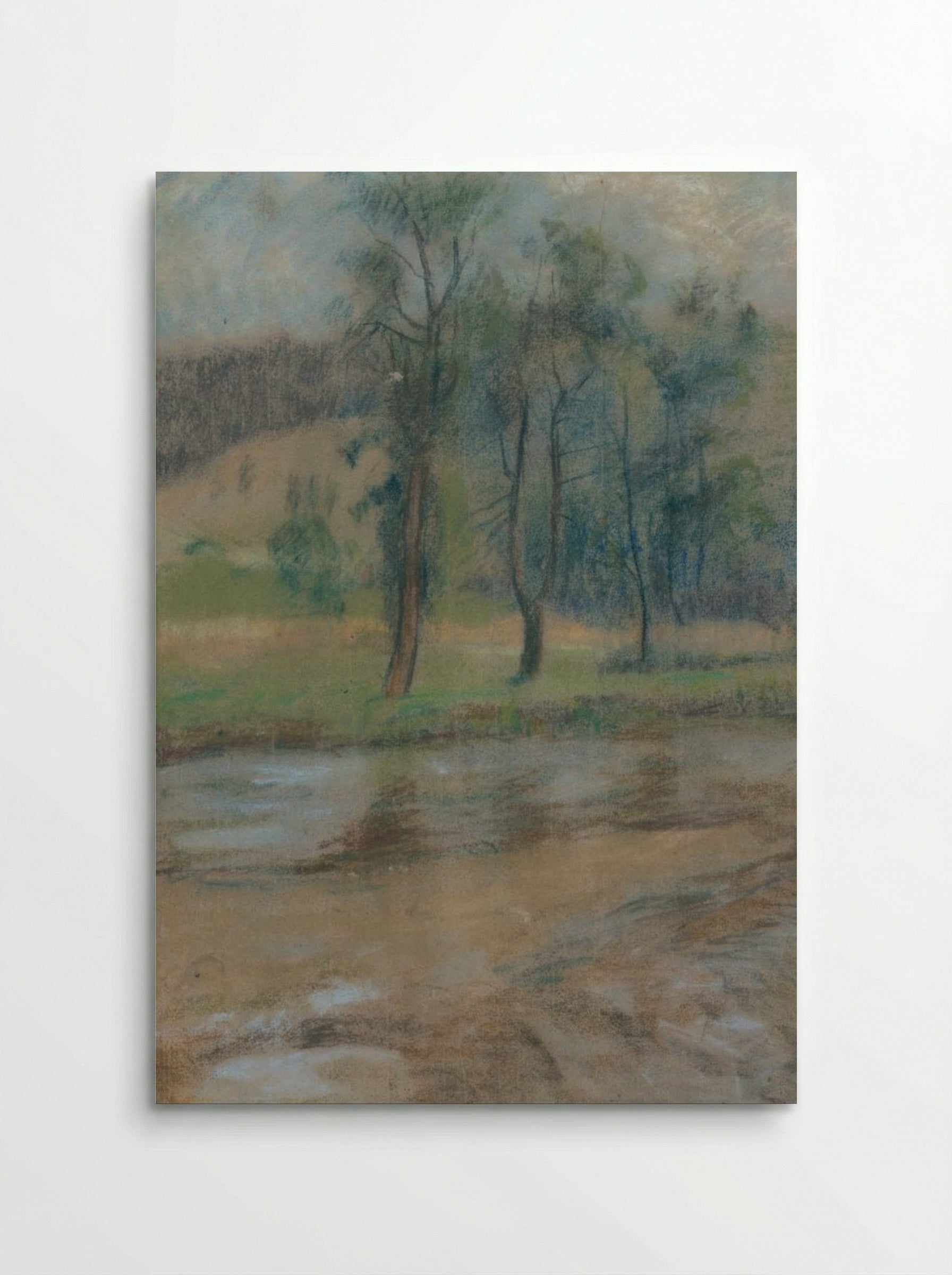 Trees by the River - Zolo Palugyay - Poster