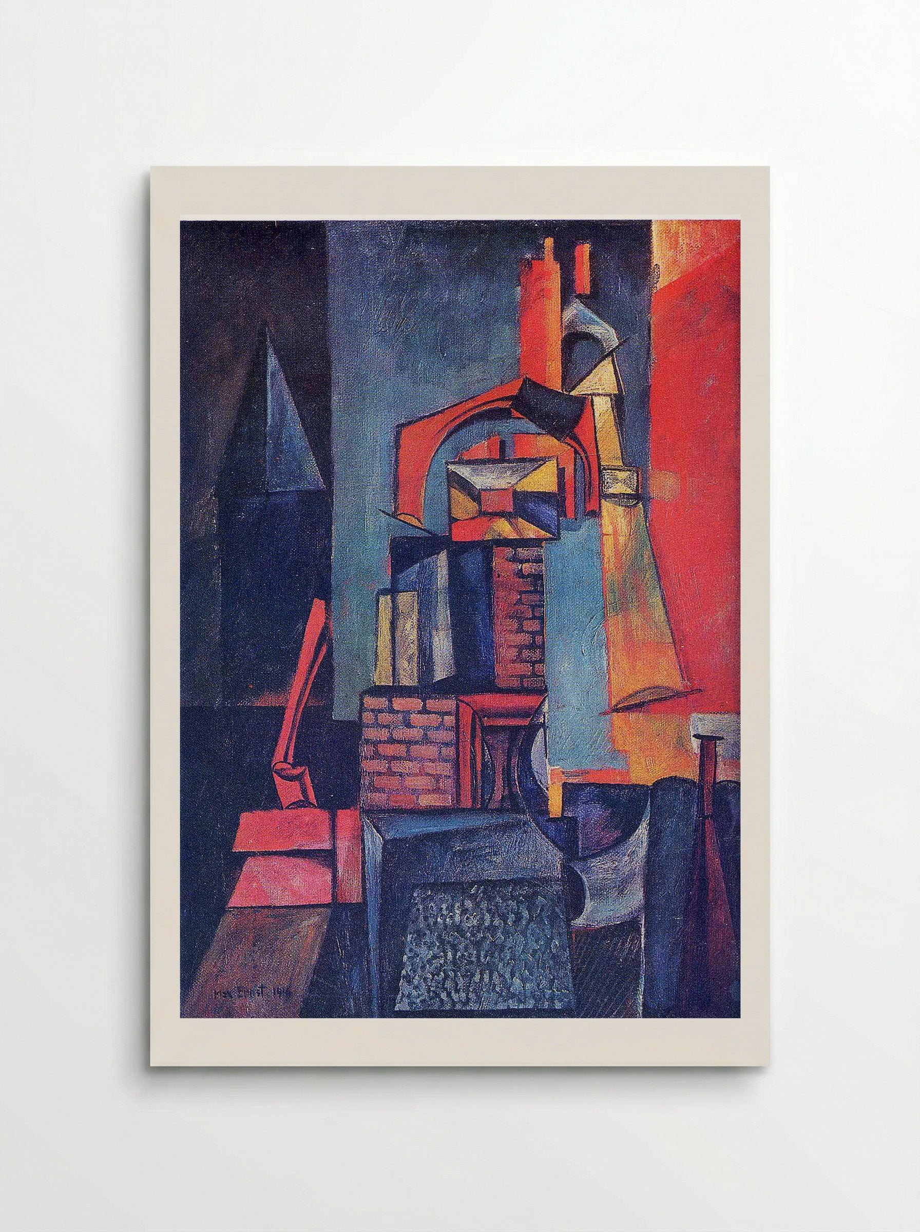 Towers - Max Ernst - Poster