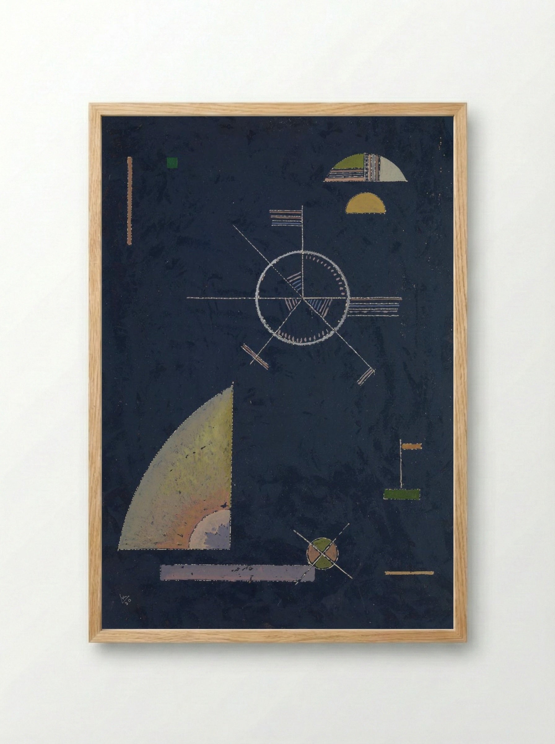 Dull Gray - Wassily Kandinsky - Framed Print Wood