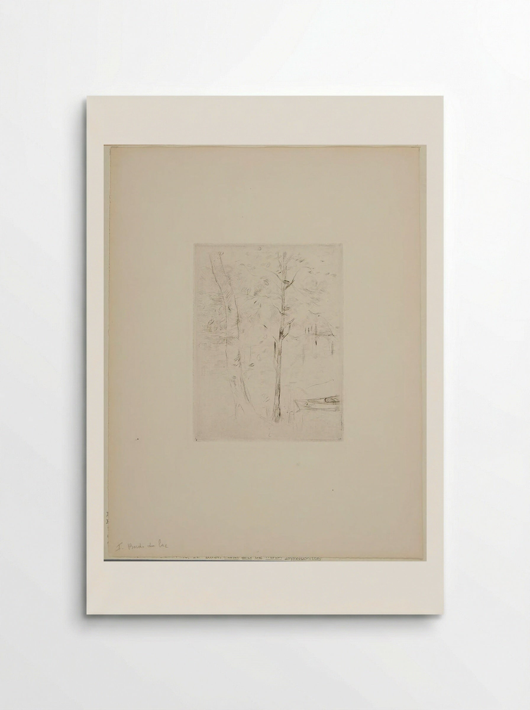 Lake Shore (Bords du lac) - Berthe Morisot - Poster