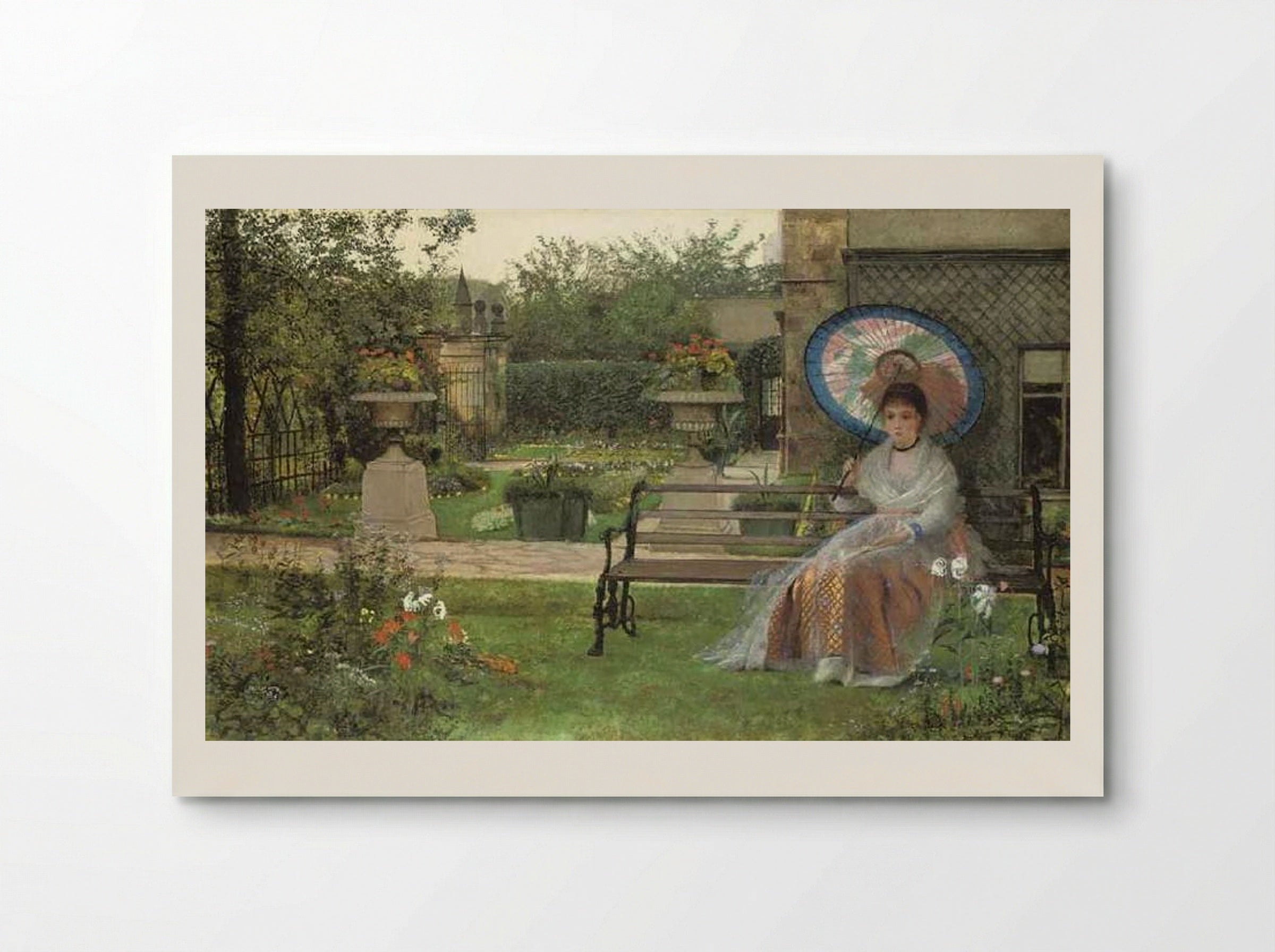 In the Pleasaunce - John Atkinson Grimshaw - Poster