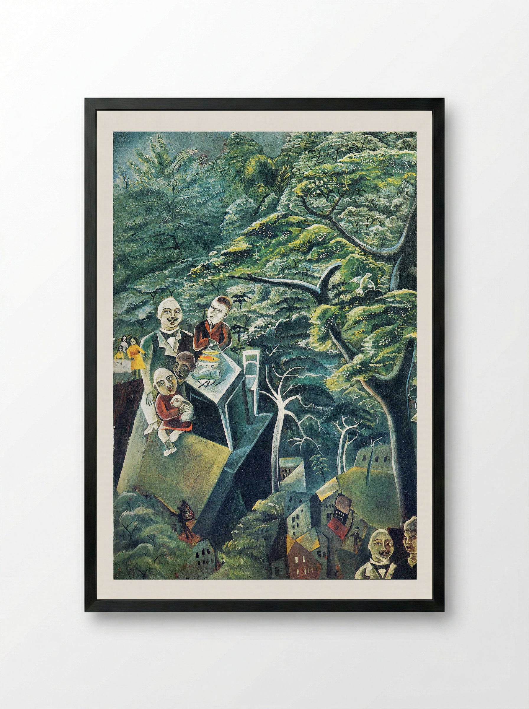 Immortality - Max Ernst - Framed Print Black