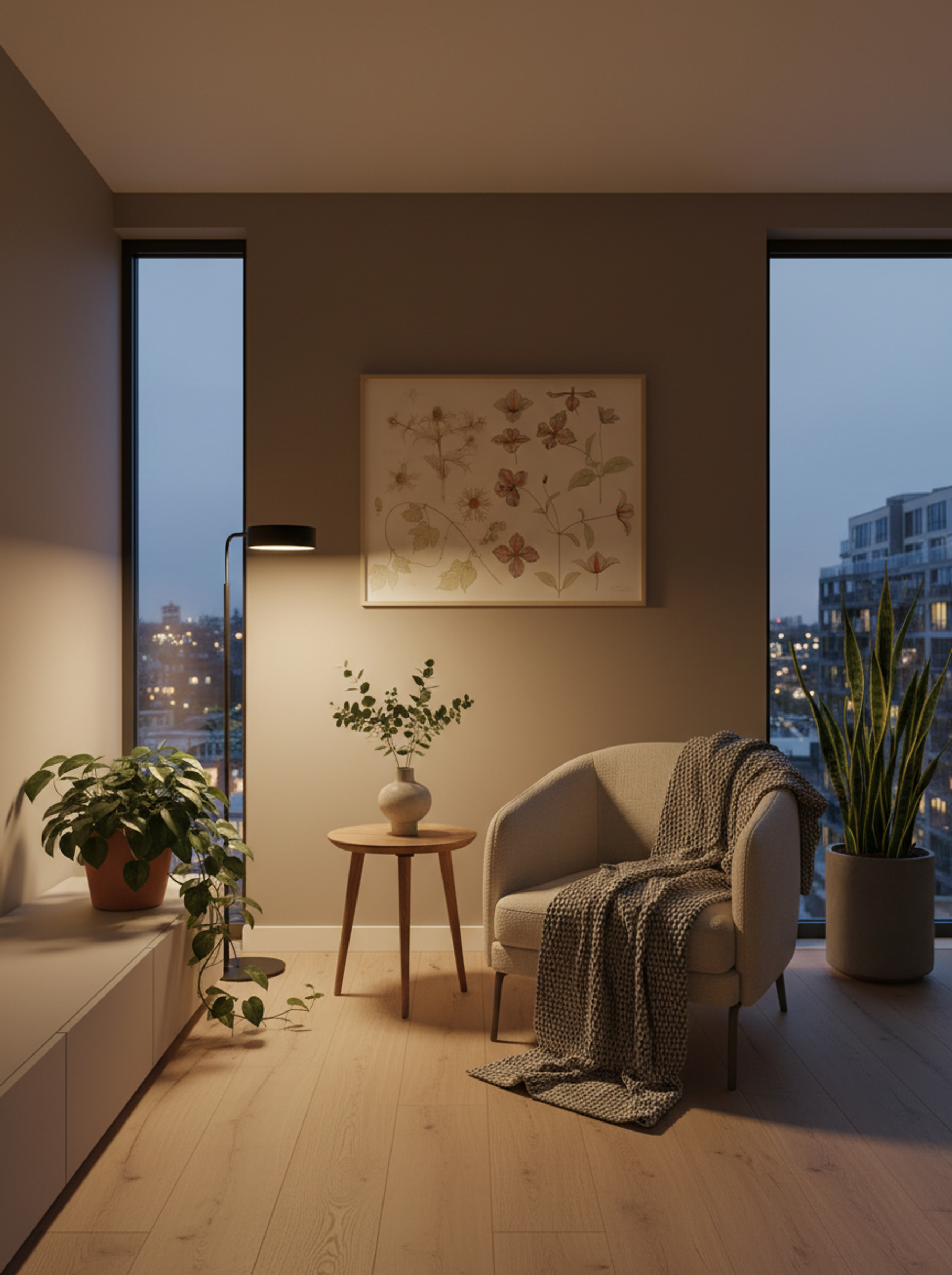 Study Sheet with Sea Thistle, Hop and Clematis - Julie de Graag - Lifestyle