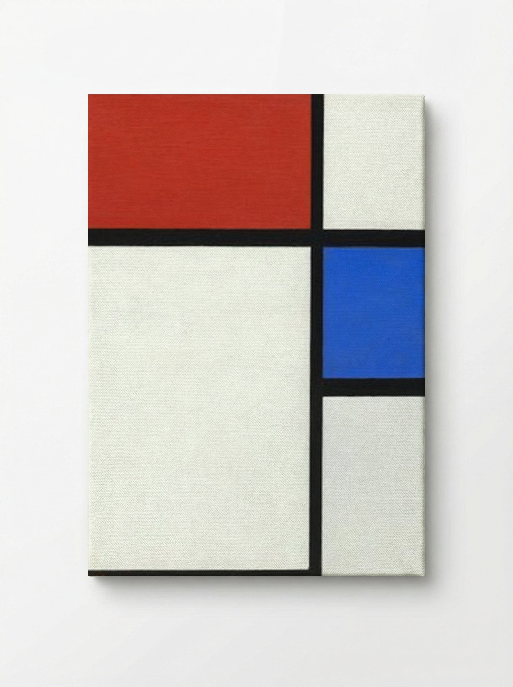 Composition No. II with Red and Blue - Piet Mondrian - Canvas