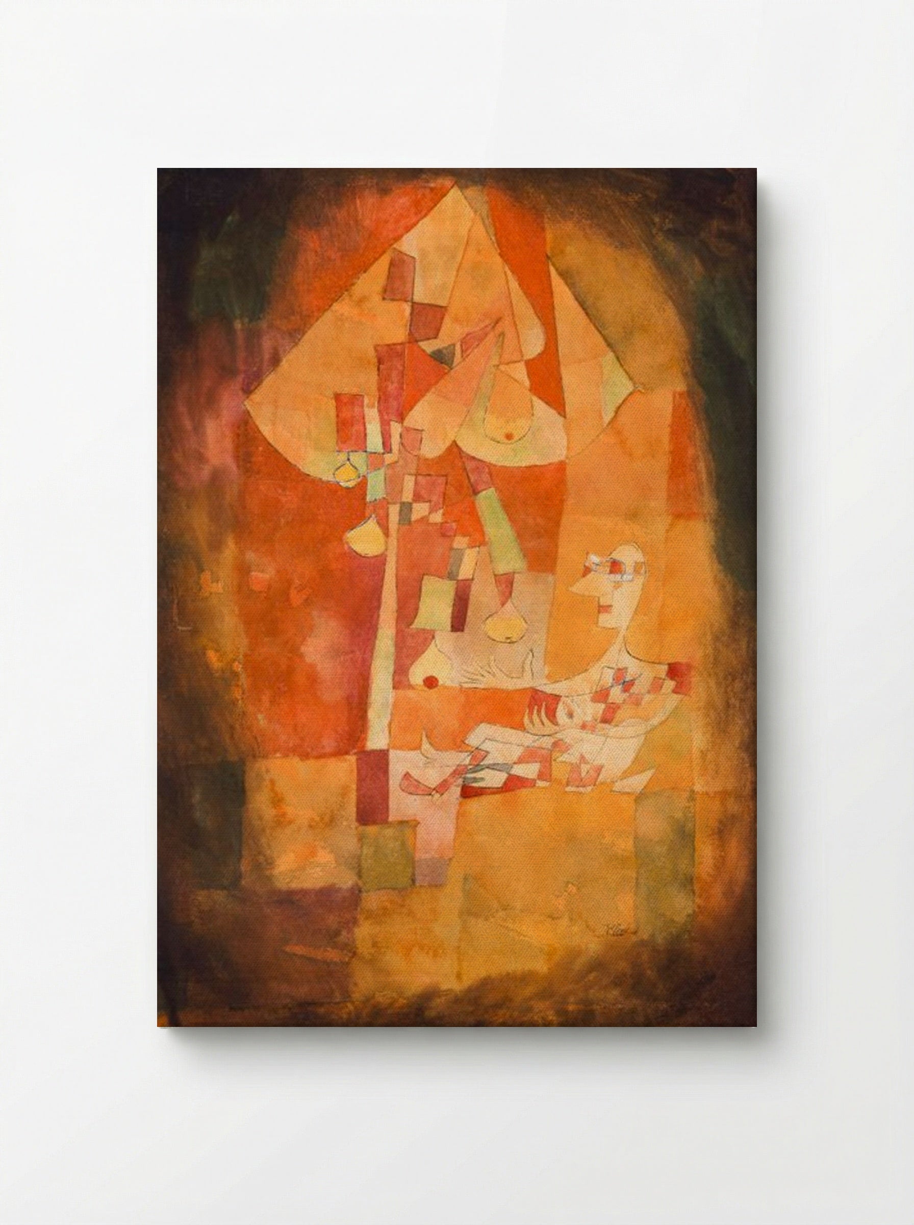 The Man Under the Pear Tree - Paul Klee - Canvas