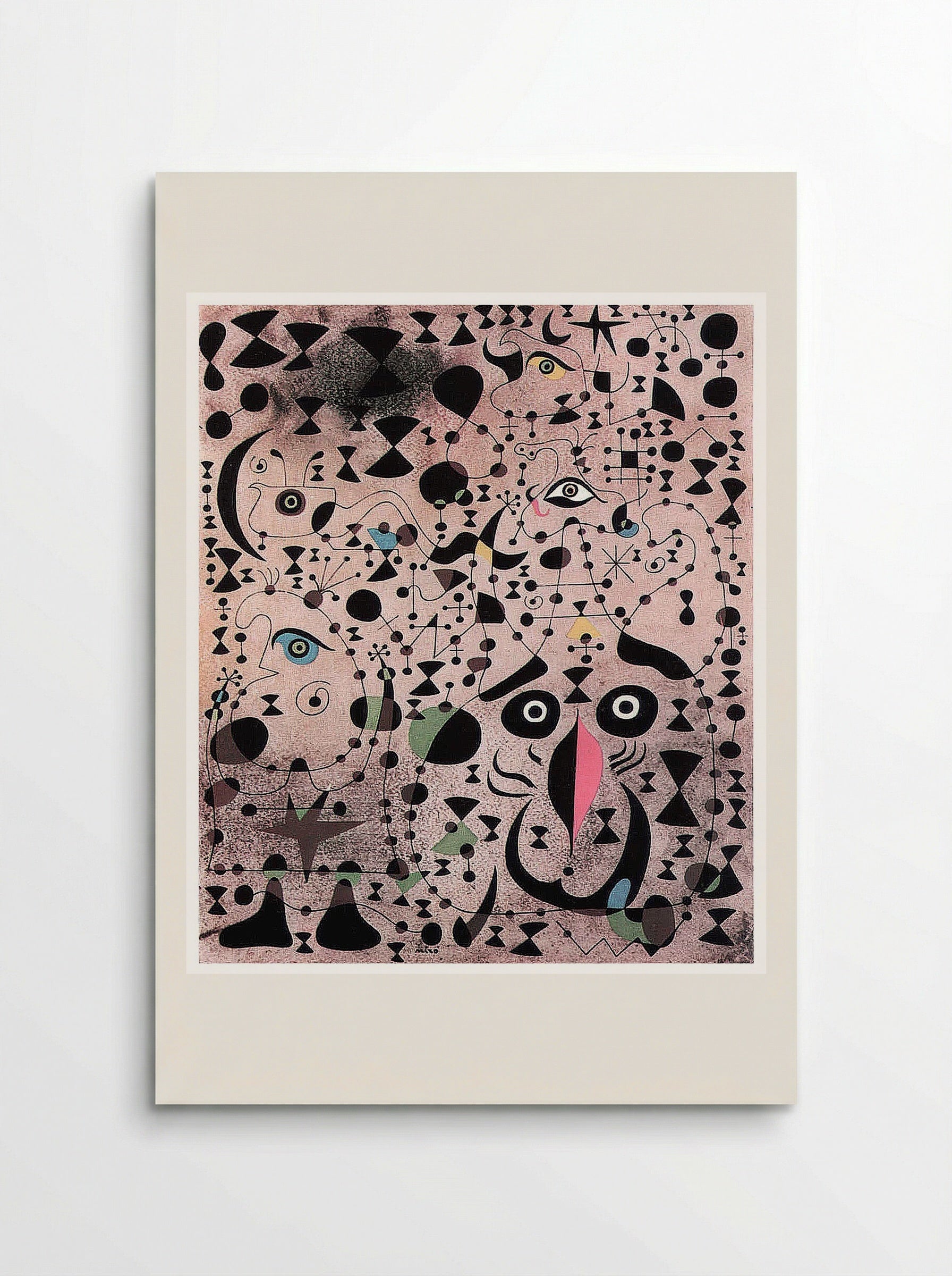 The Beautiful Bird Revealing the Unknown to a Pair of Lovers (from the Constellations series) - Joan Miró - Poster