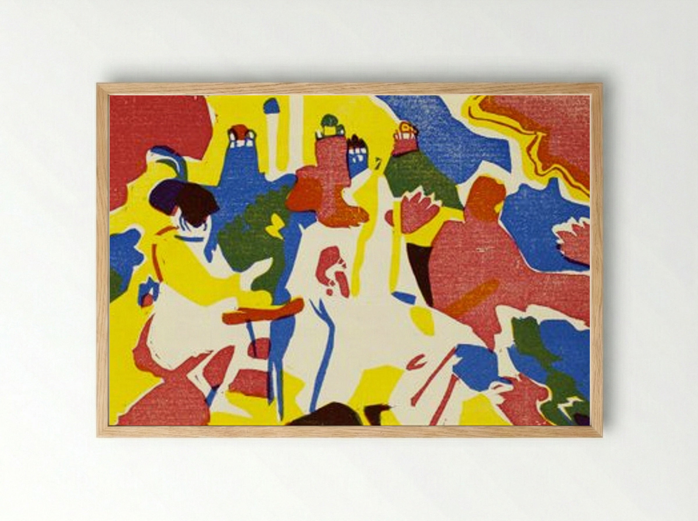 Klänge - Wassily Kandinsky - Framed Print Wood