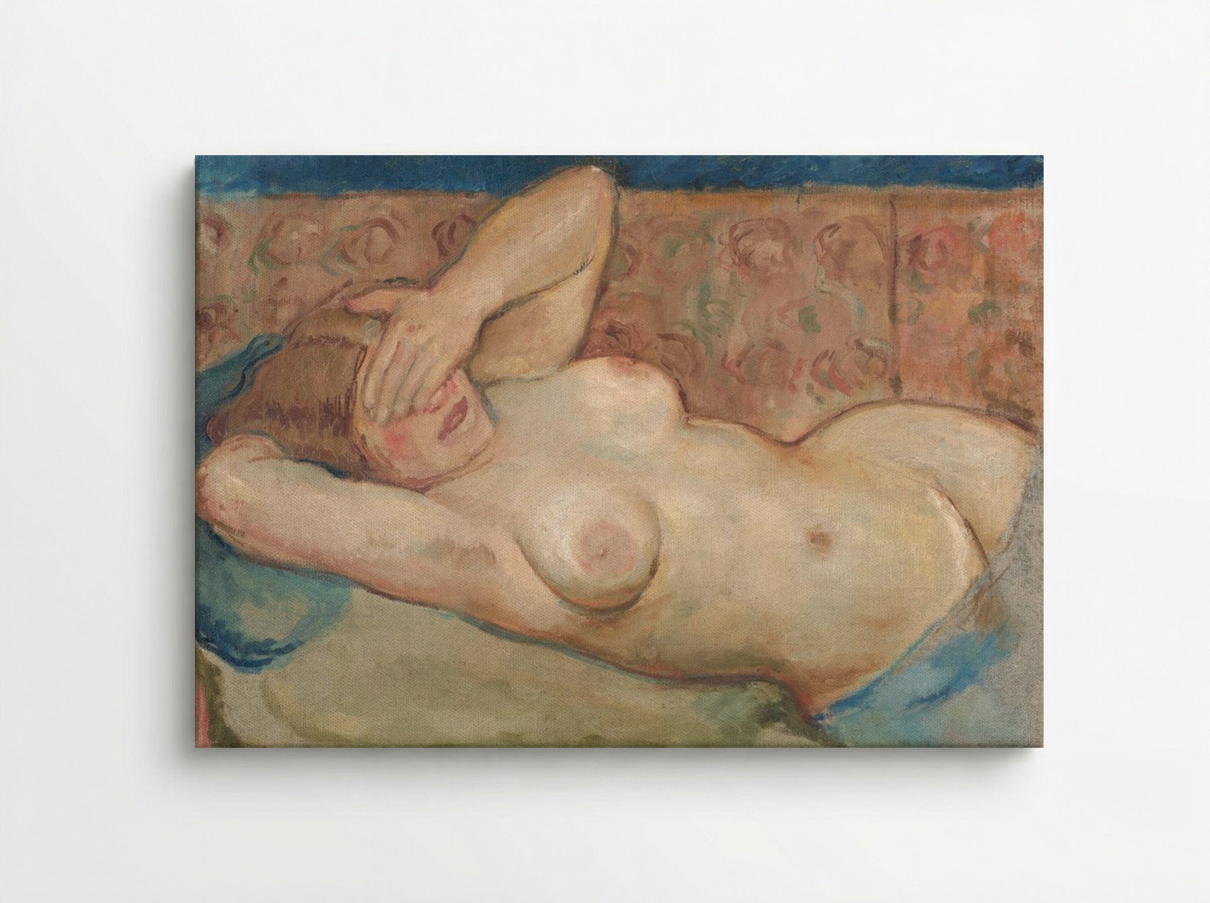 Reclining Nude ('Shy') - Cyprián Majerník - Canvas