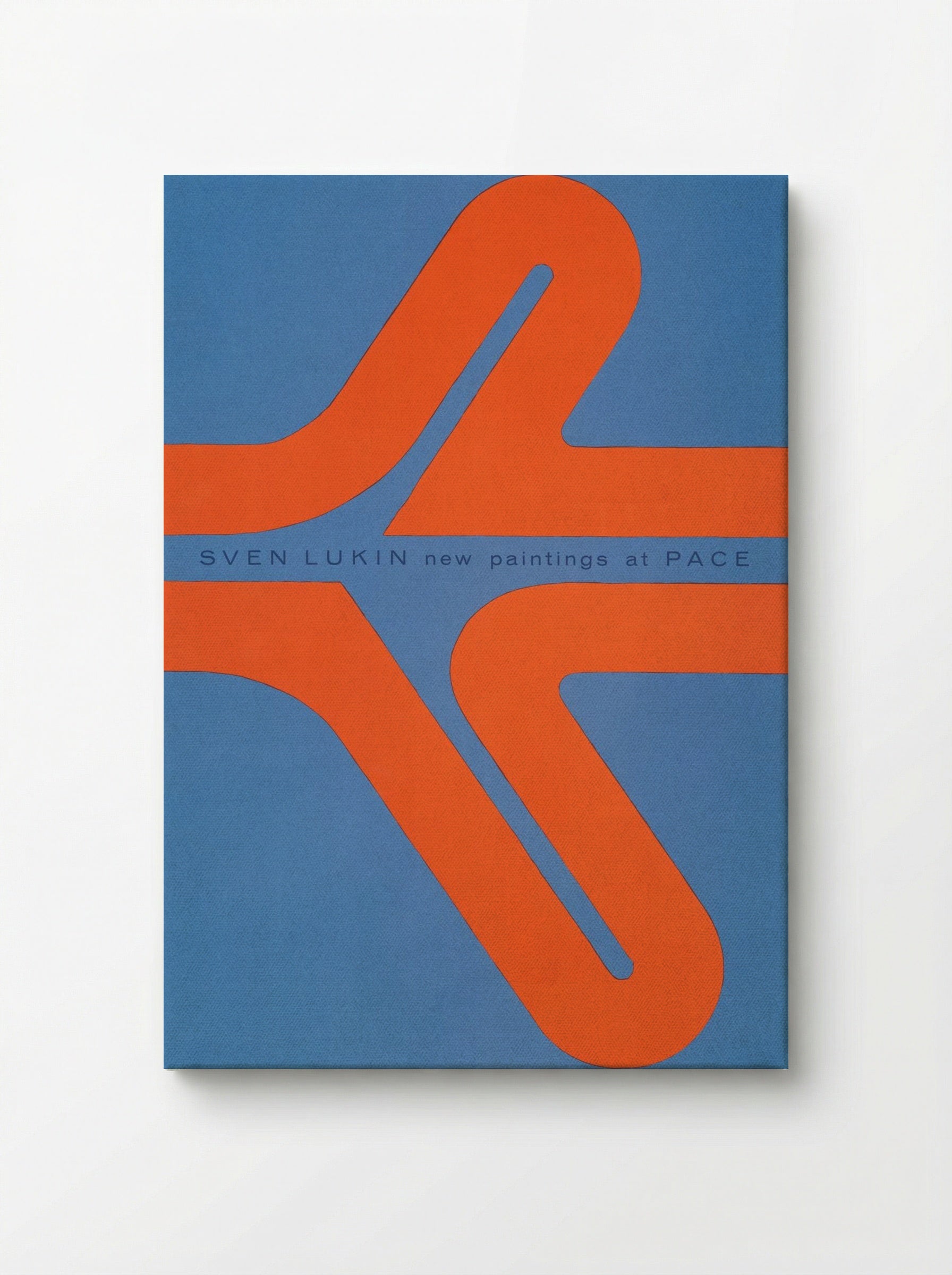 New Paintings at Pace (Exhibition Poster) - Sven Lukin - Canvas