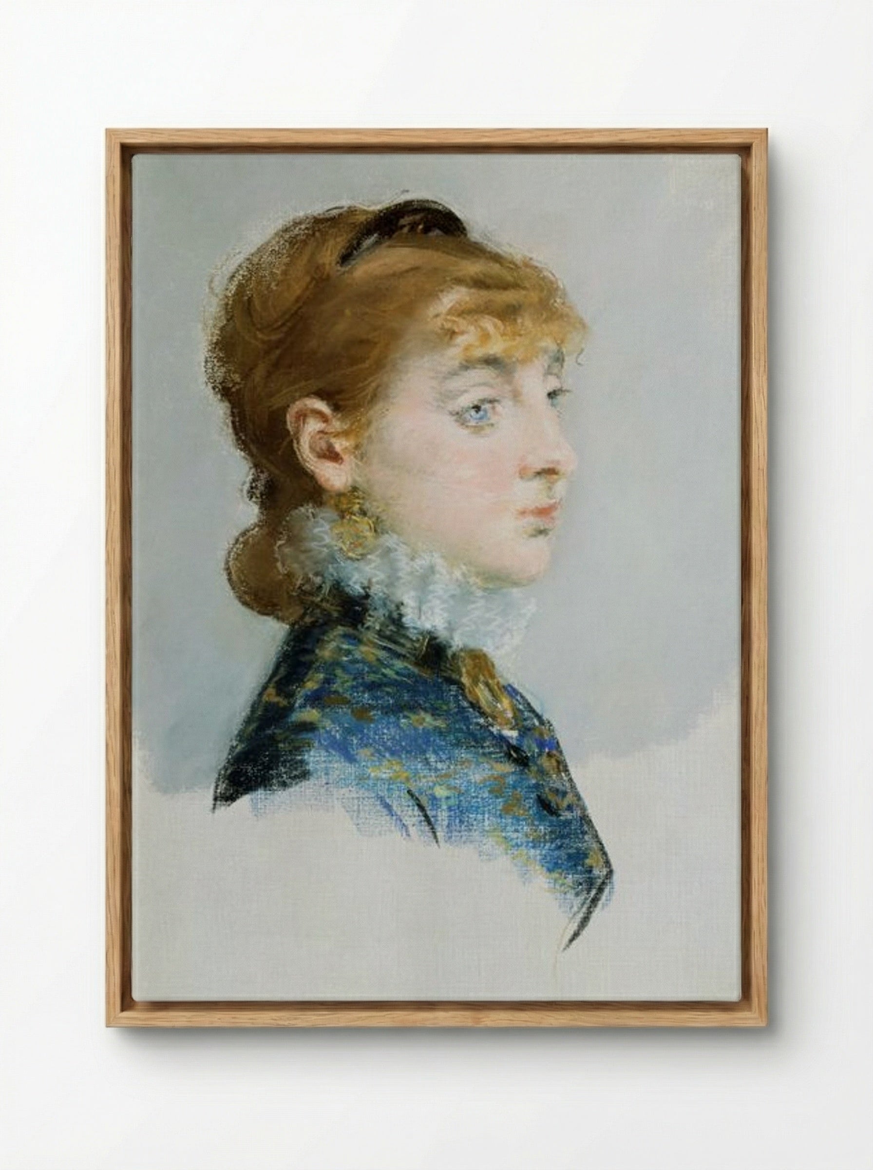Émilie-Louise Delabigne - Édouard Manet - Framed Canvas Wood