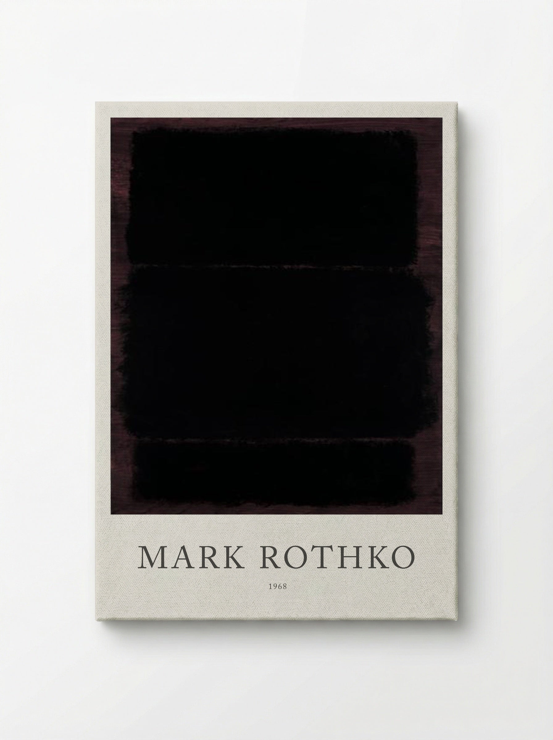 Untitled (Three Black Rectangles) - Mark Rothko - Canvas