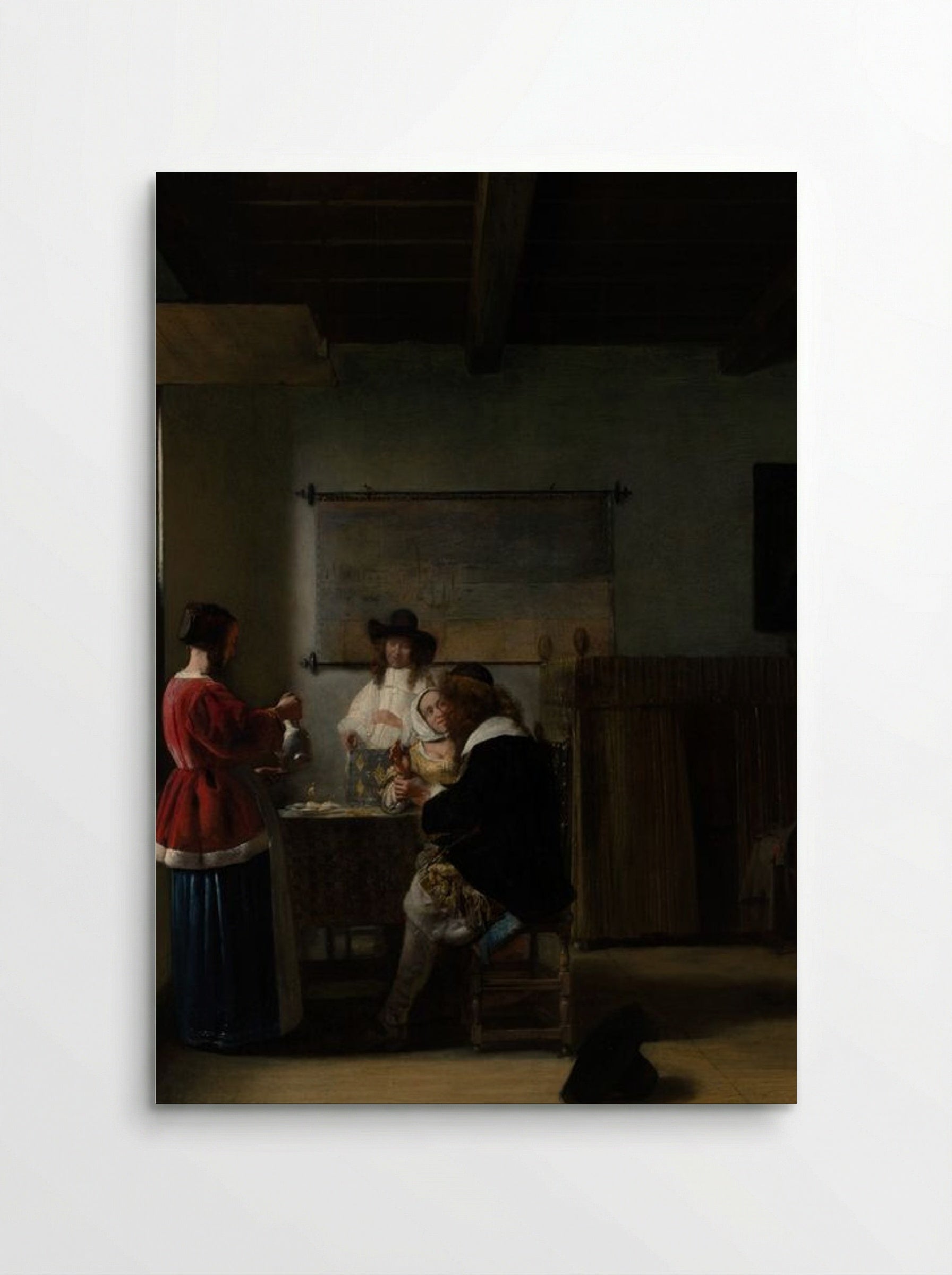 The Visit - Pieter de Hooch - Poster