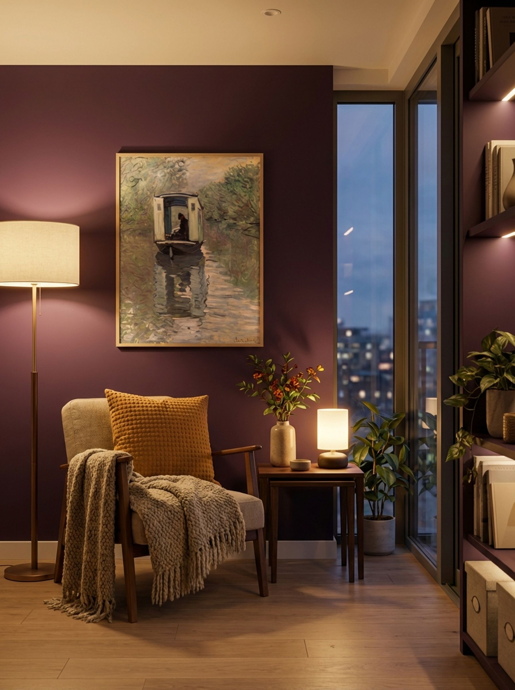 The Studio Boat (Le Bateau-atelier) - Claude Monet - Lifestyle