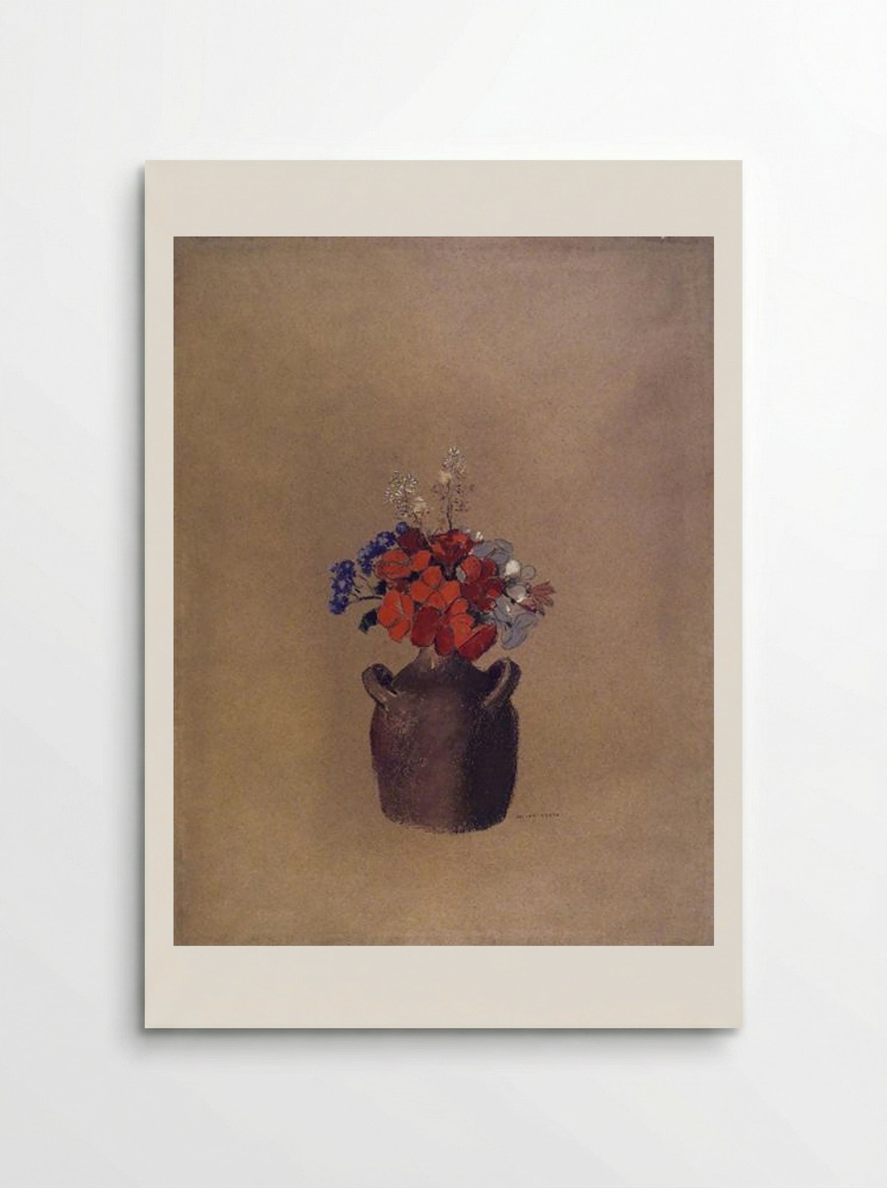 Flowers in a Vase - Odilon Redon - Poster