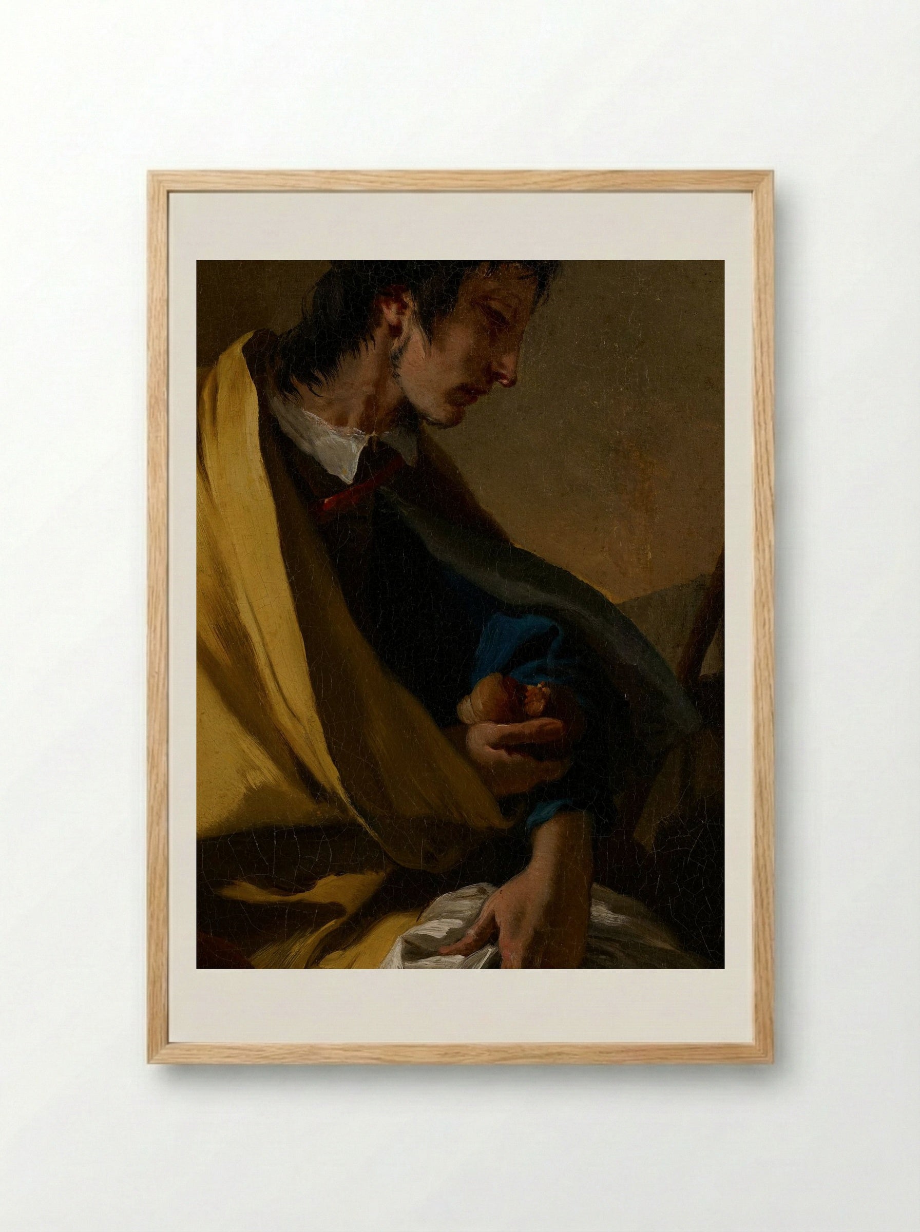 Saint Roch - Giovanni Battista Tiepolo - Framed Print Wood