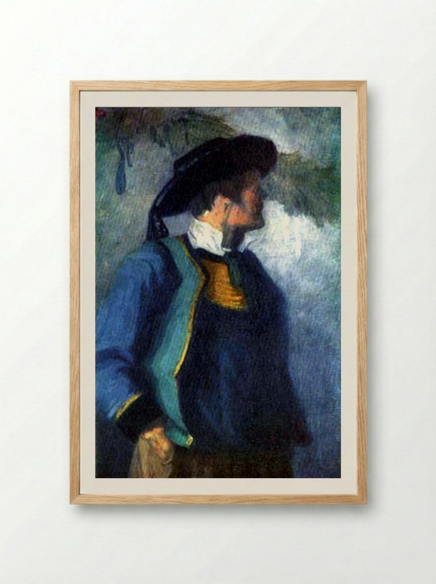 Self-portrait - Franz Marc - Framed Print Wood