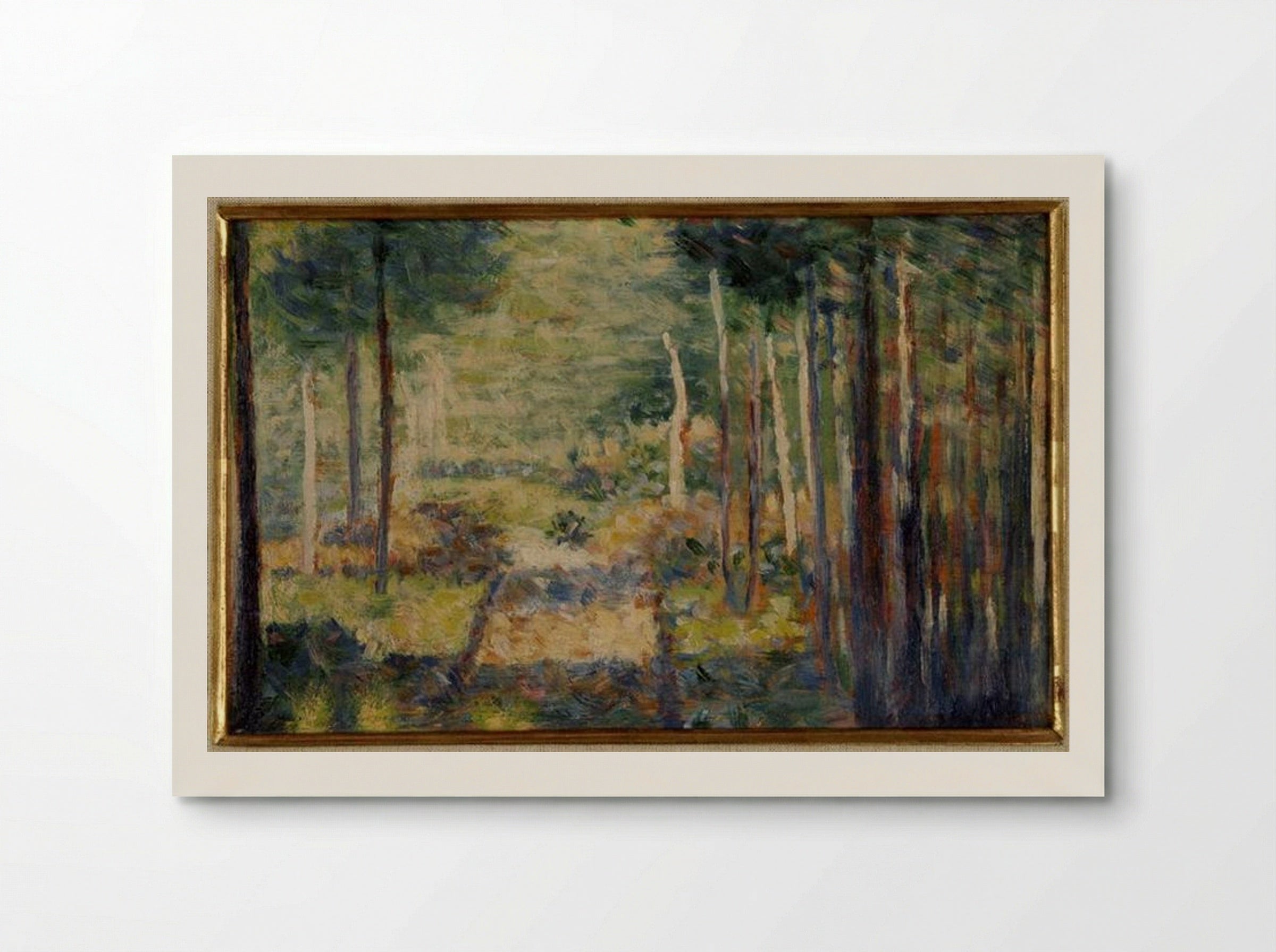Alley in the Forest, Barbizon - Georges Seurat - Poster