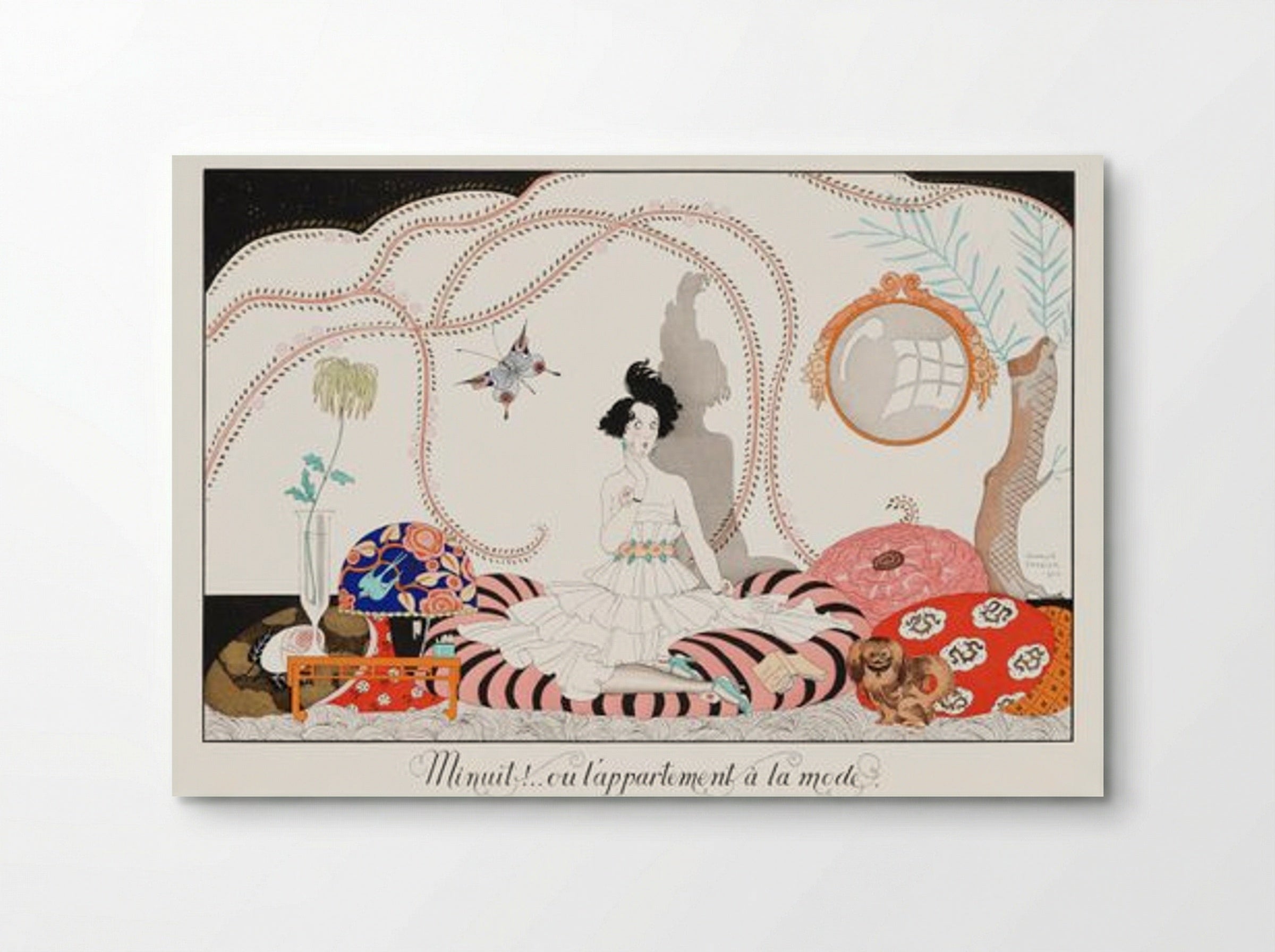 Minuit!...ou l'appartement a la mode, Plate no. 7 - George Barbier - Poster