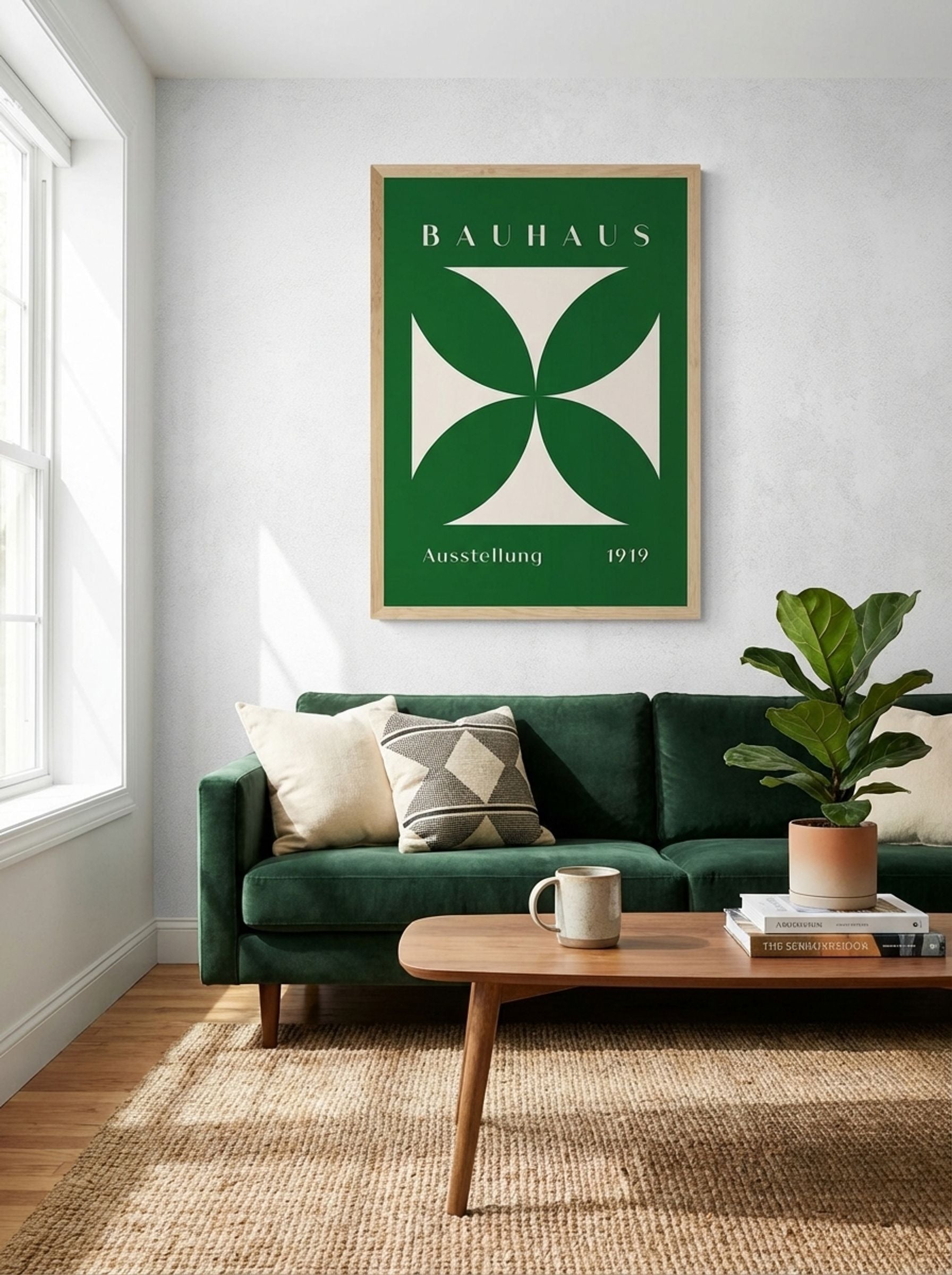 Bauhaus Green Crossform 1919 - Lifestyle