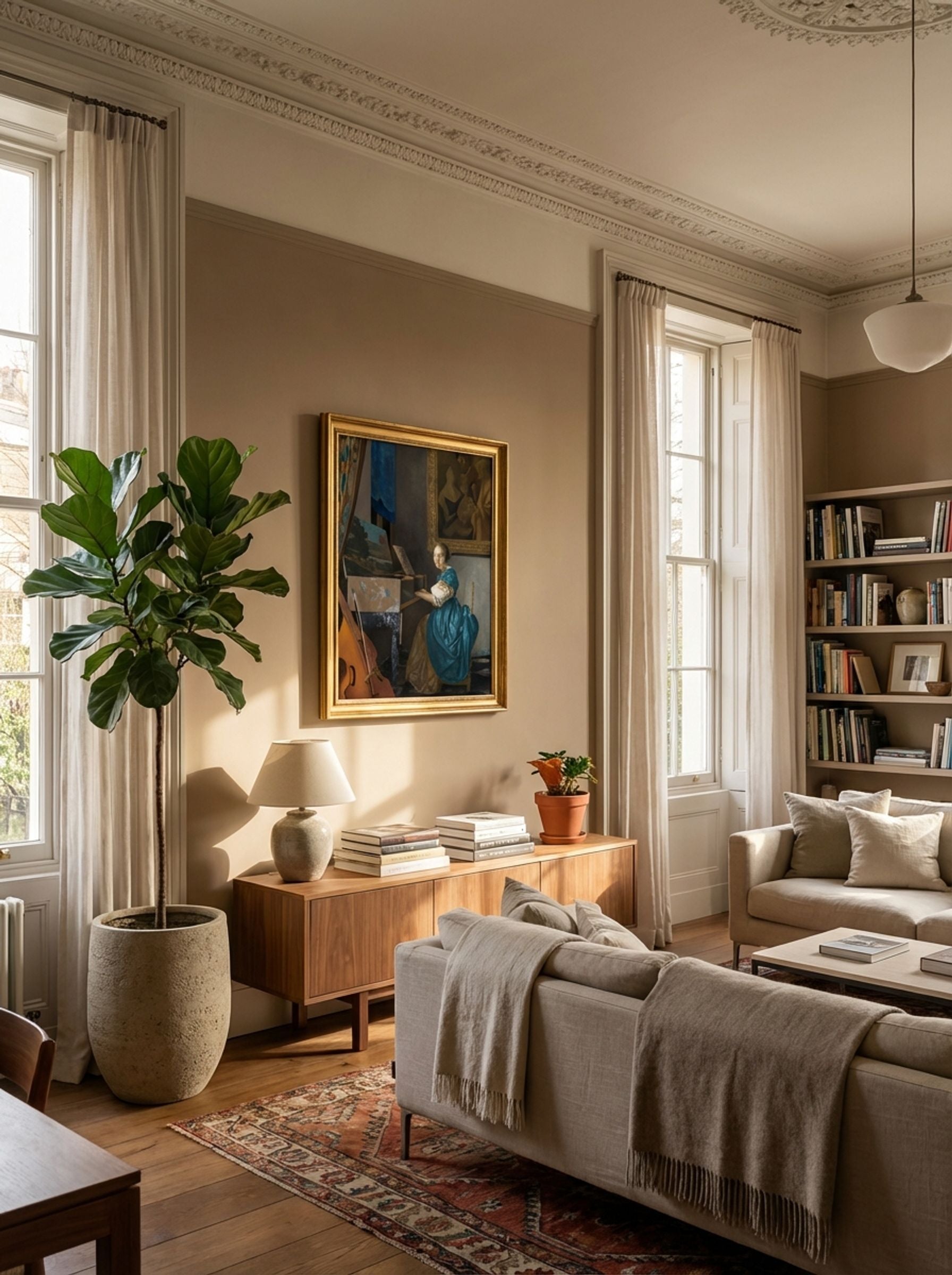 Young Woman Seated at a Virginal - Johannes Vermeer - Lifestyle