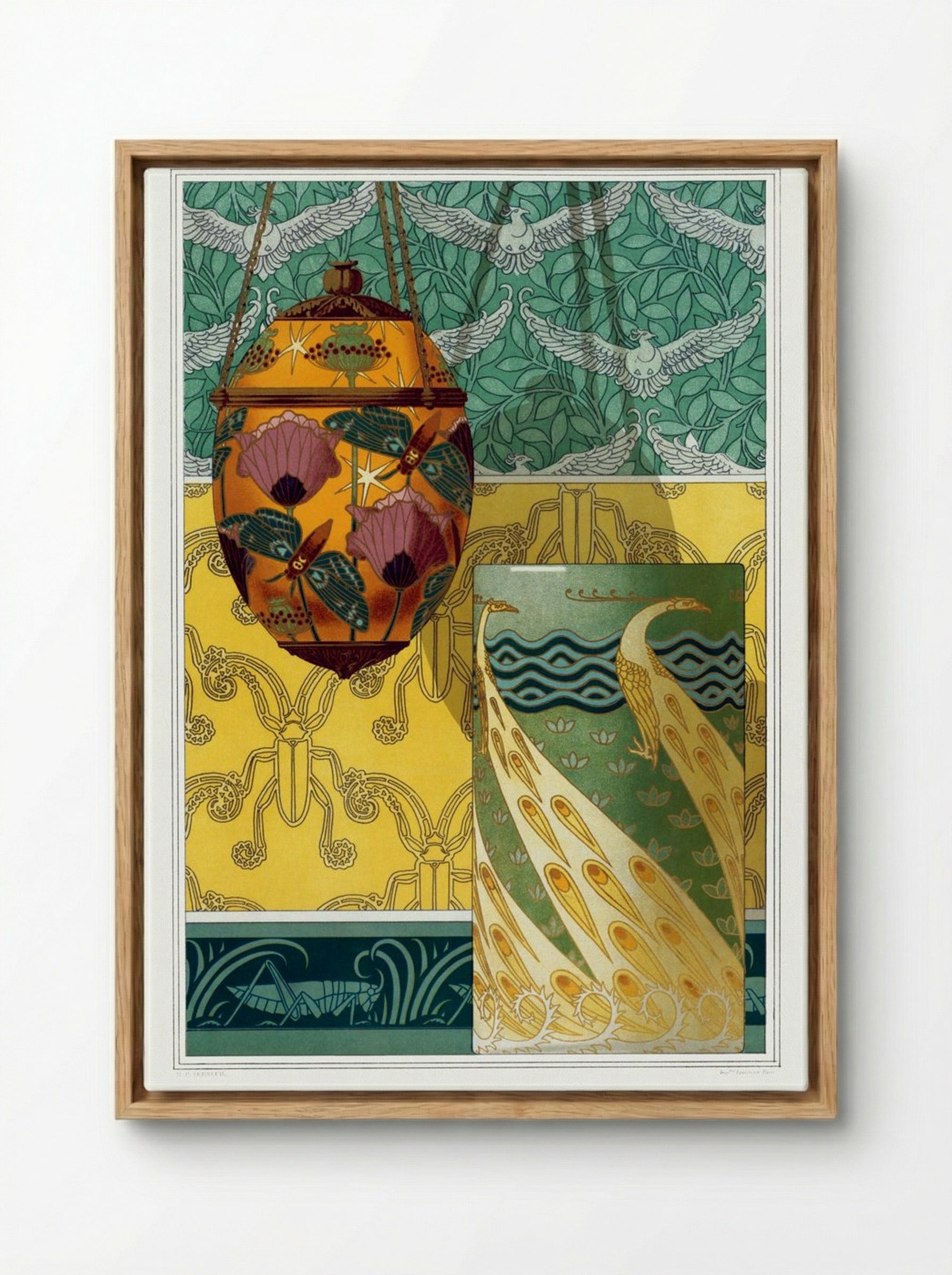 L'Animal dans la Decoration, Plate 30 - Fine Art Print - Framed Canvas Wood