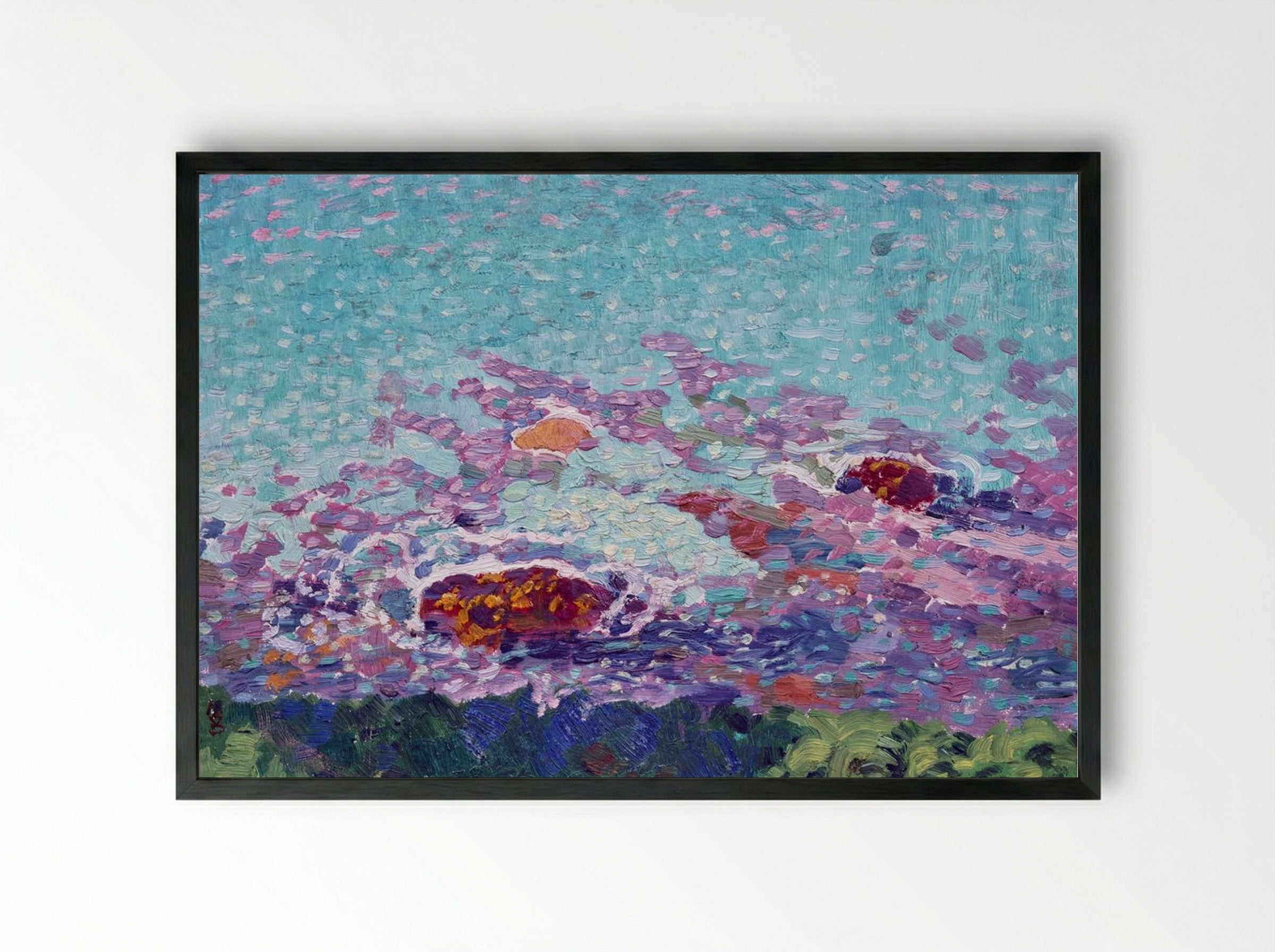 Ocean Coast - Maurice Denis - Framed Print Black