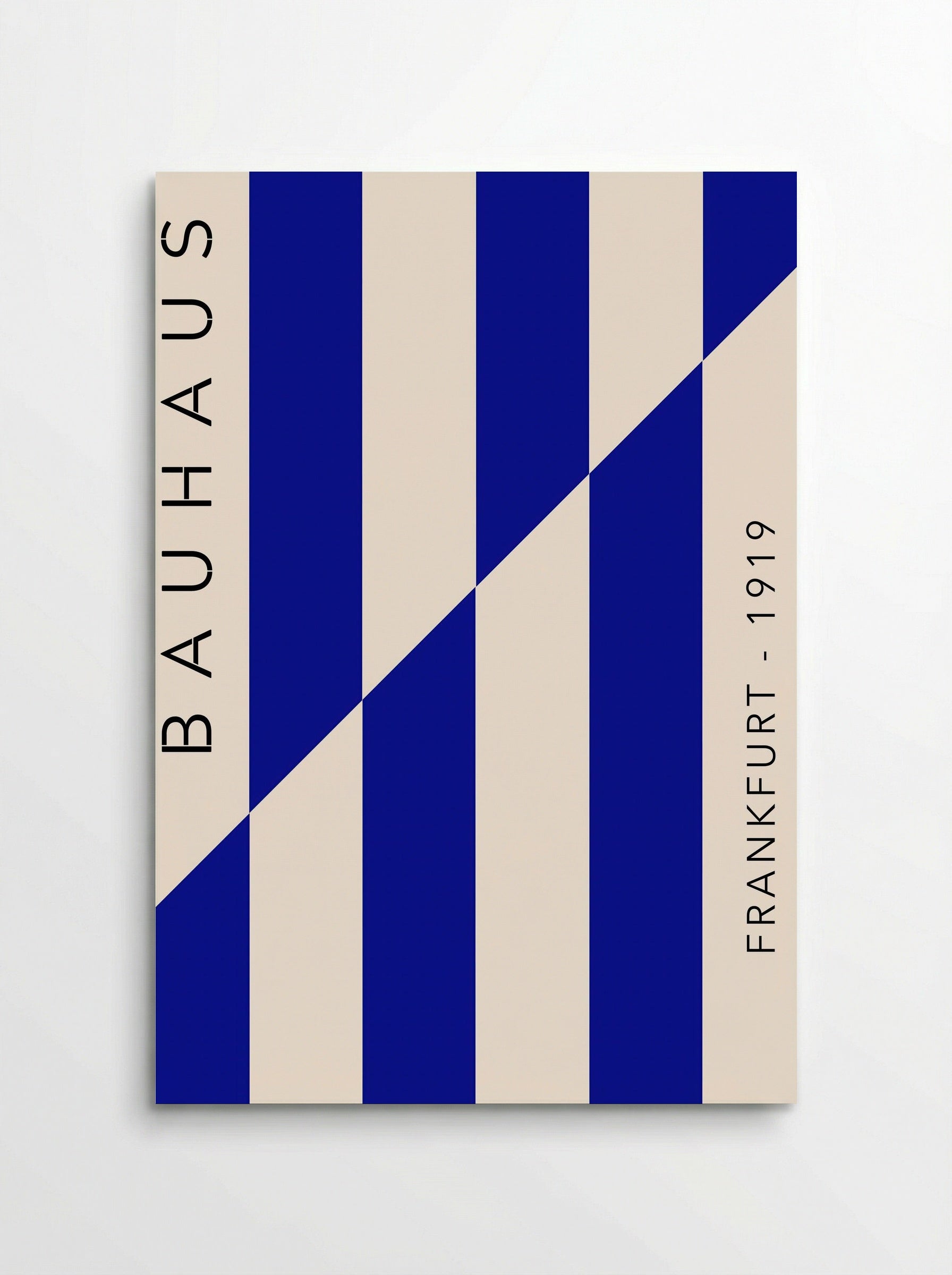 Bauhaus Frankfurt 1919 Geometric Art Print - Poster