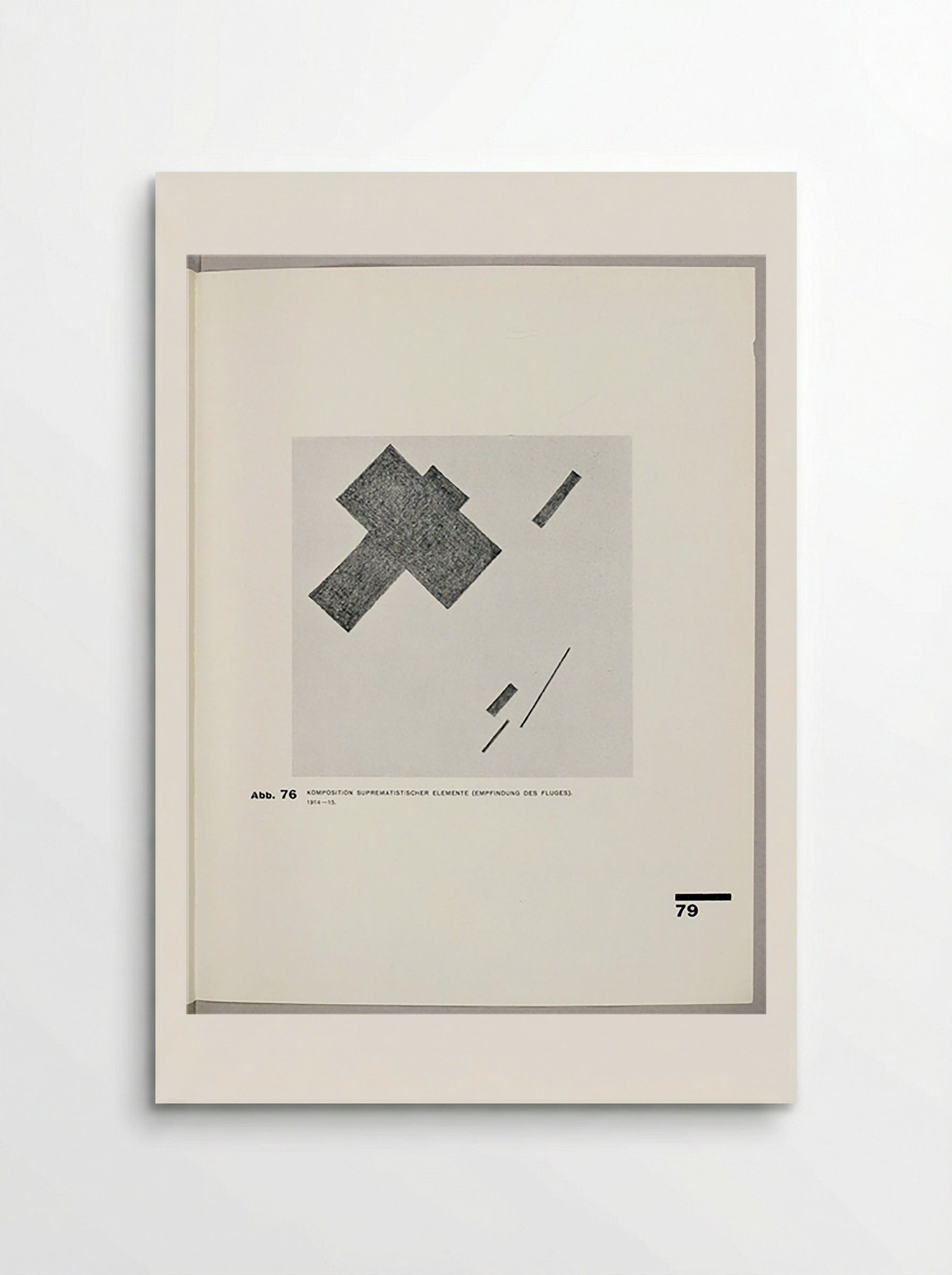 Composition of Suprematist Elements (Feeling of Flight) - Kazimir Malevich - Poster