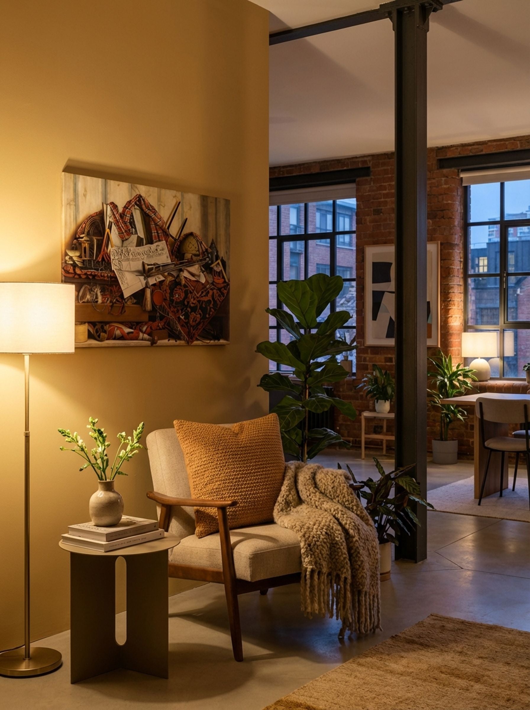 Trompe l'oeil with trumpet, celestial globe and Frederik III's proclamation - Cornelis Norbertus Gysbrechts - Lifestyle
