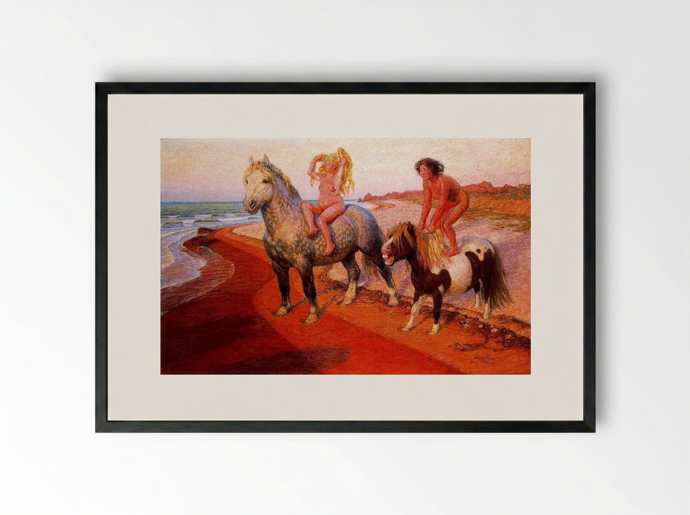 Ballad of Epona - František Kupka - Framed Print Black