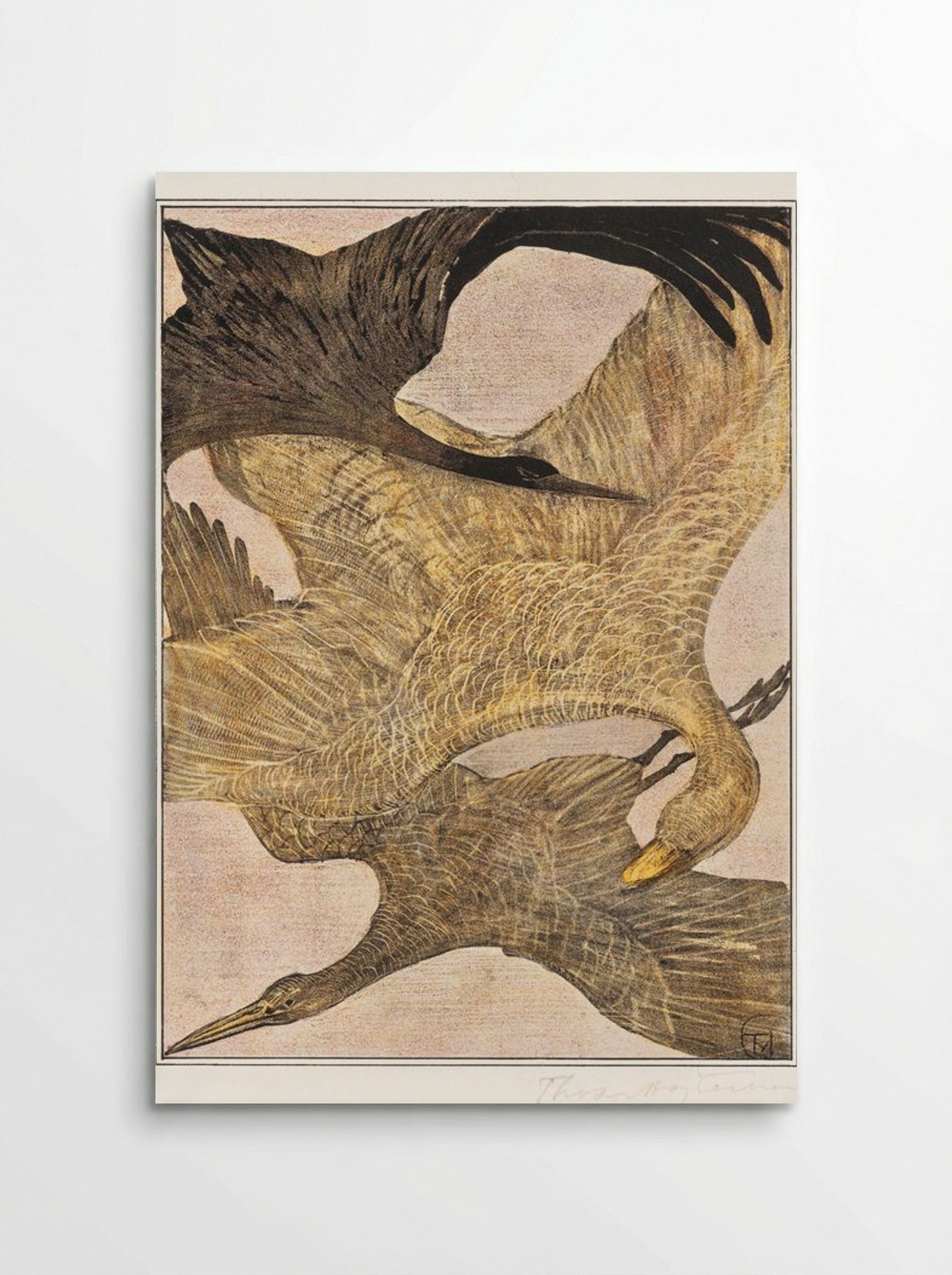 Drie vliegende vogels (Three Flying Birds) - Theo van Hoytema - Poster